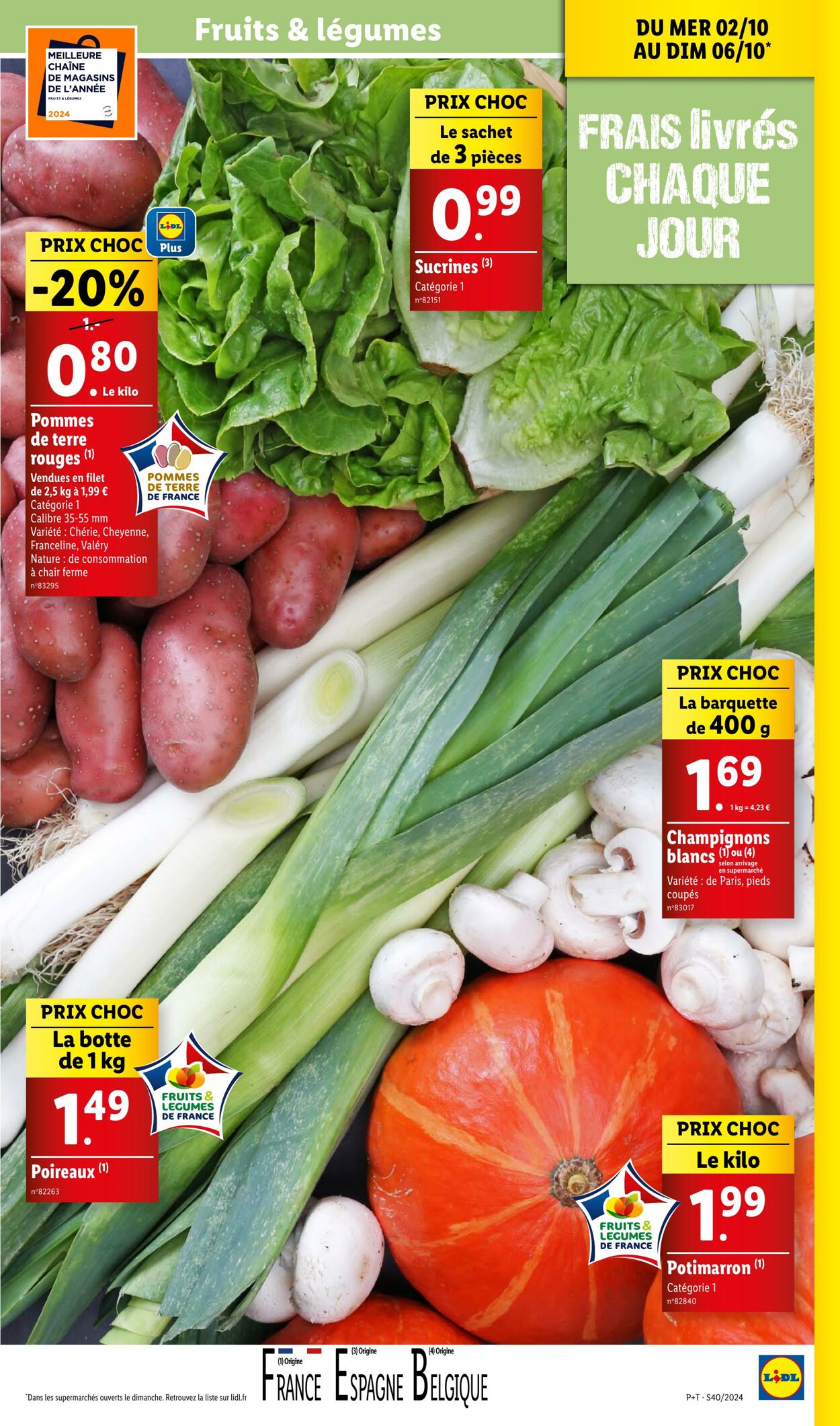 Catalogue Lidl 02.10.2024 - 08.10.2024