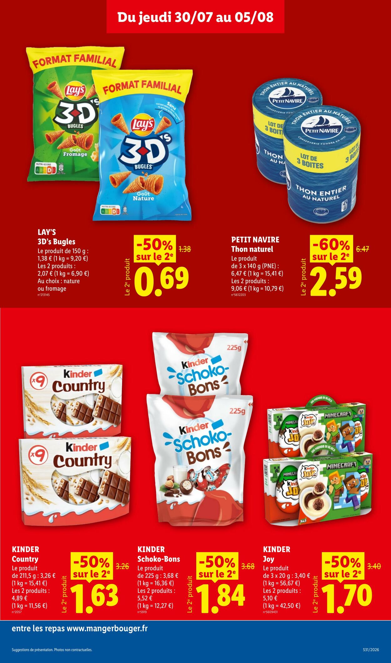 Catalogue Lidl 26.07.2026 - 05.08.2026