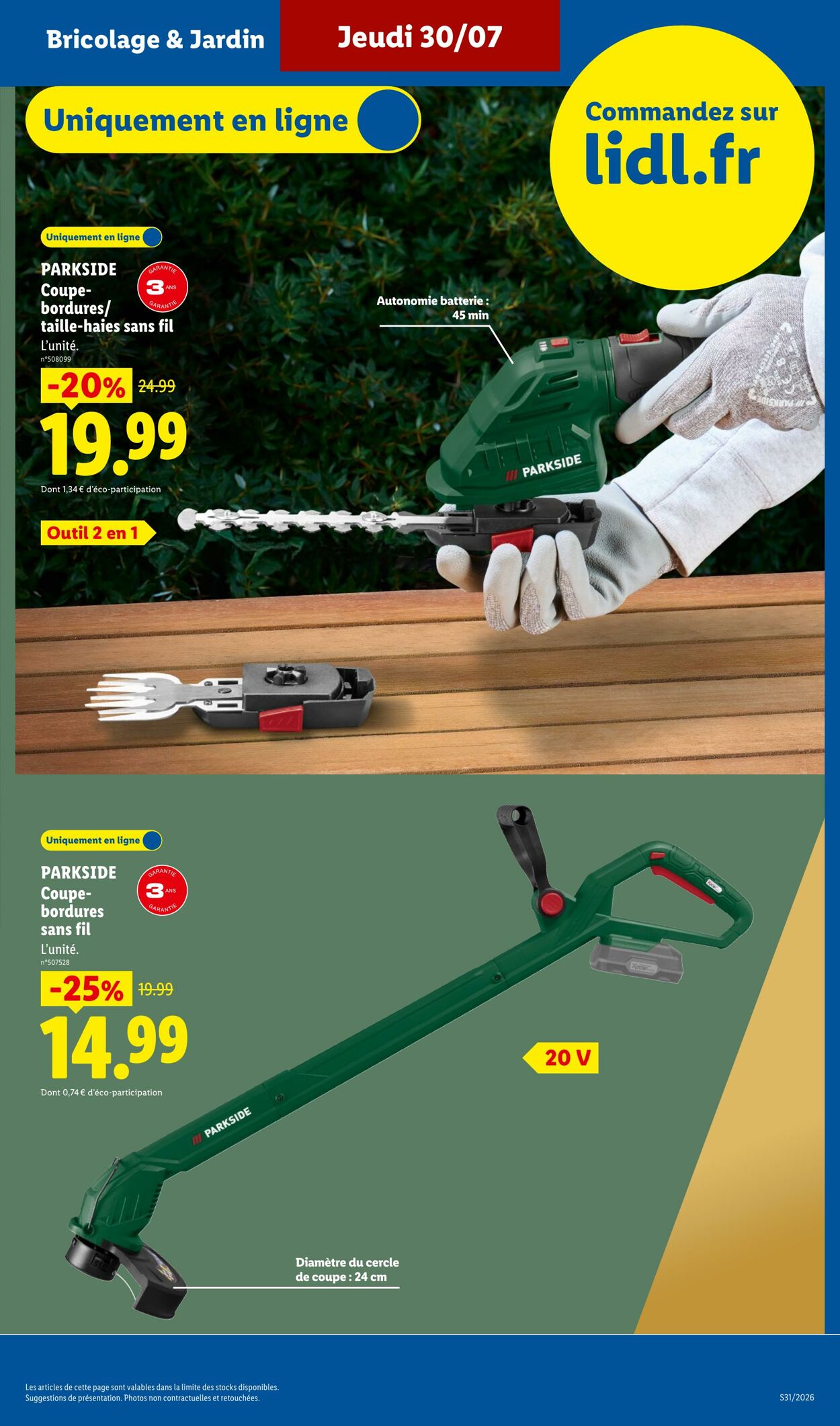 Catalogue Lidl 26.07.2026 - 05.08.2026
