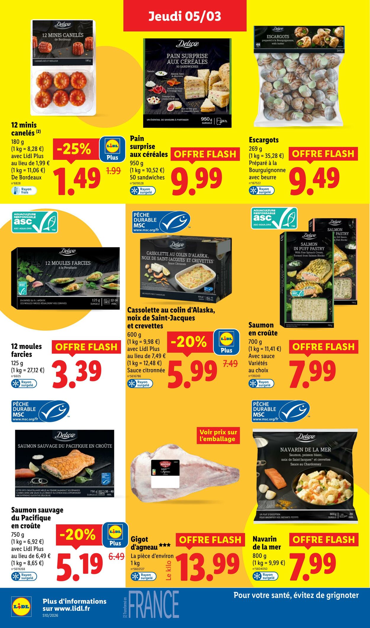 Catalogue Lidl 01.03.2026 - 11.03.2026