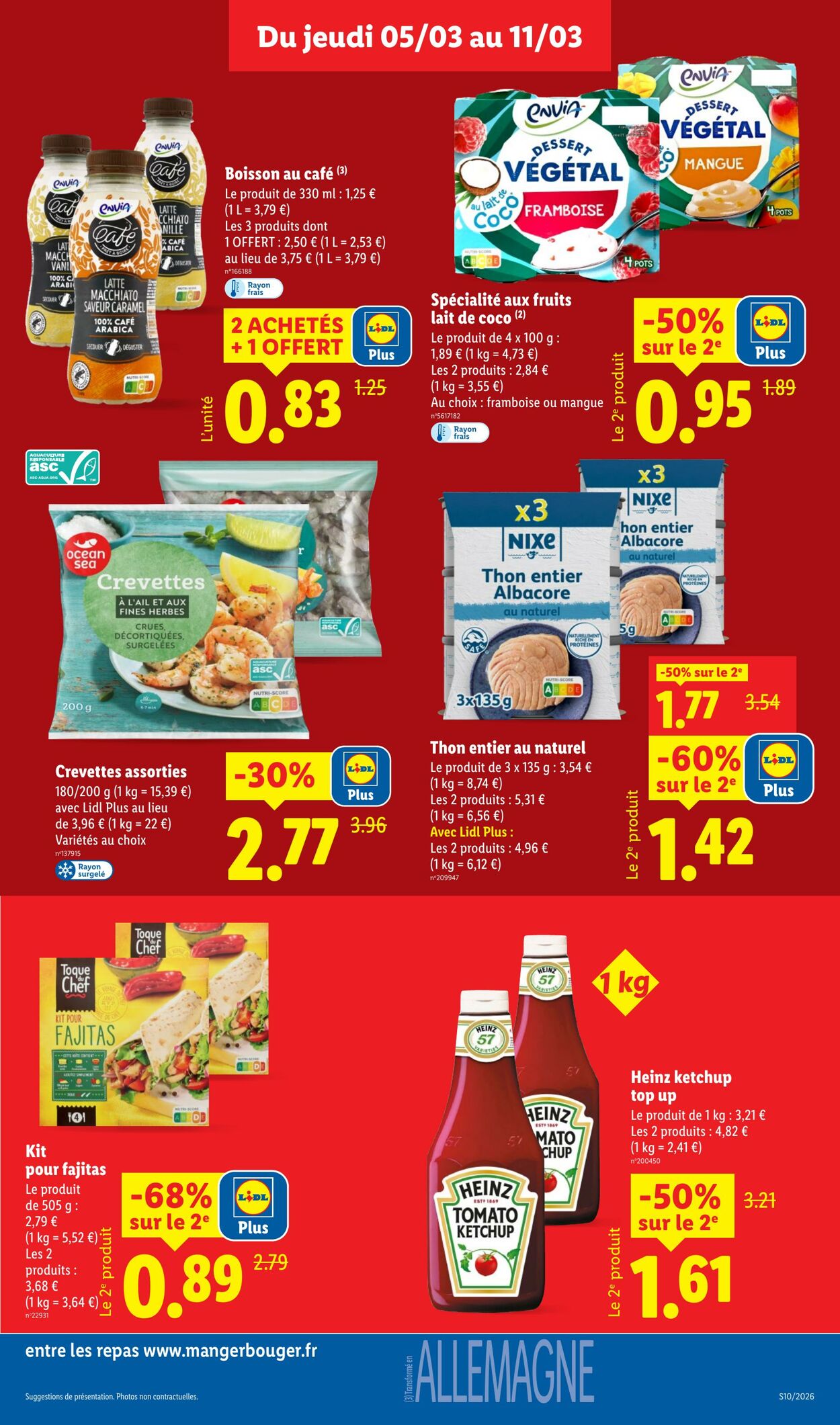 Catalogue Lidl 01.03.2026 - 11.03.2026