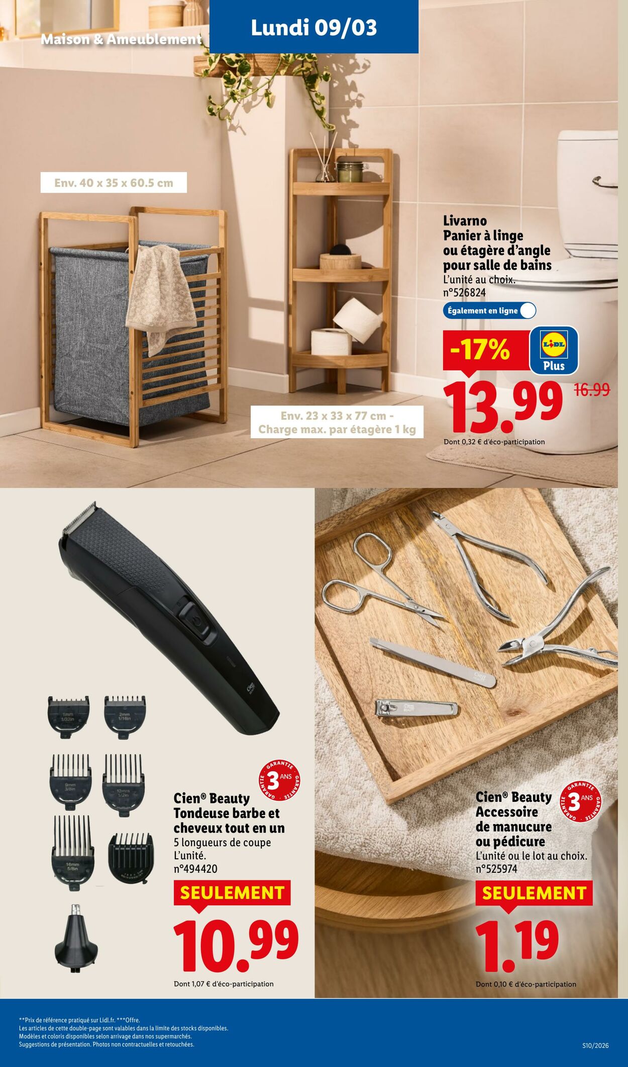 Catalogue Lidl 01.03.2026 - 11.03.2026