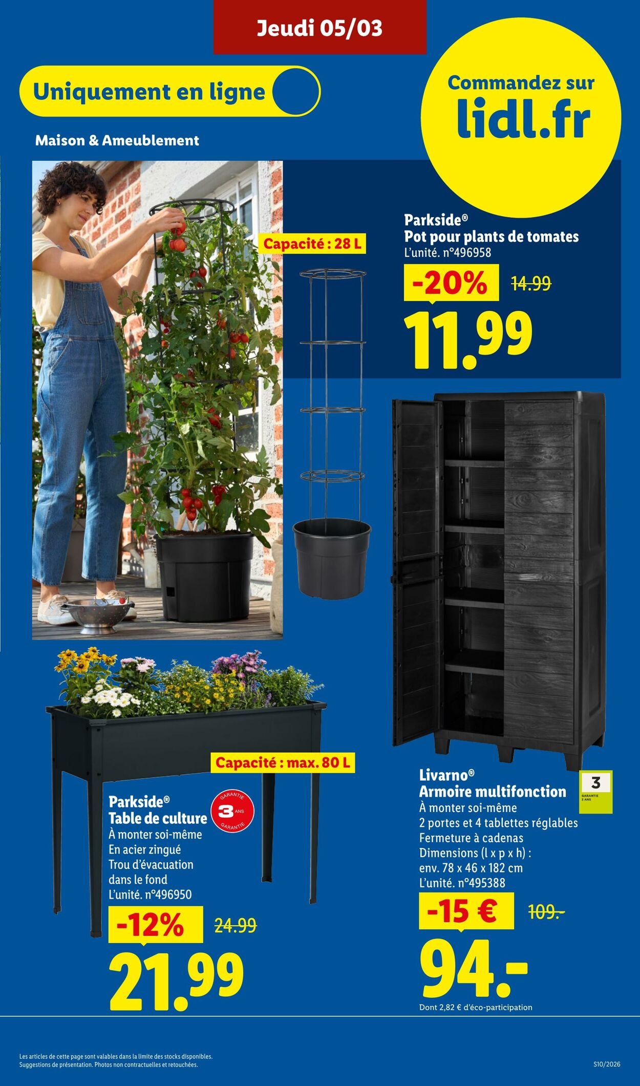 Catalogue Lidl 01.03.2026 - 11.03.2026