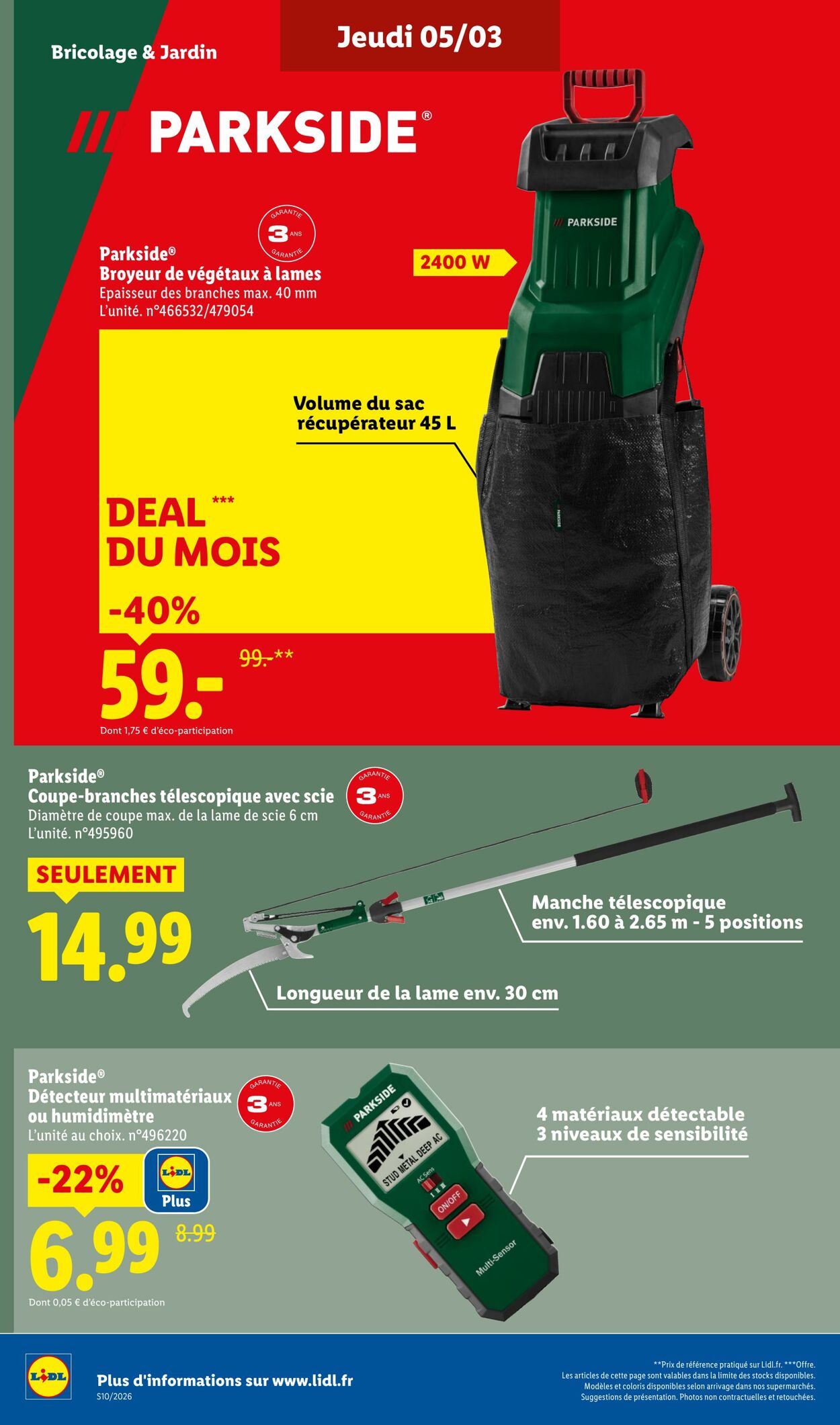 Catalogue Lidl 01.03.2026 - 11.03.2026