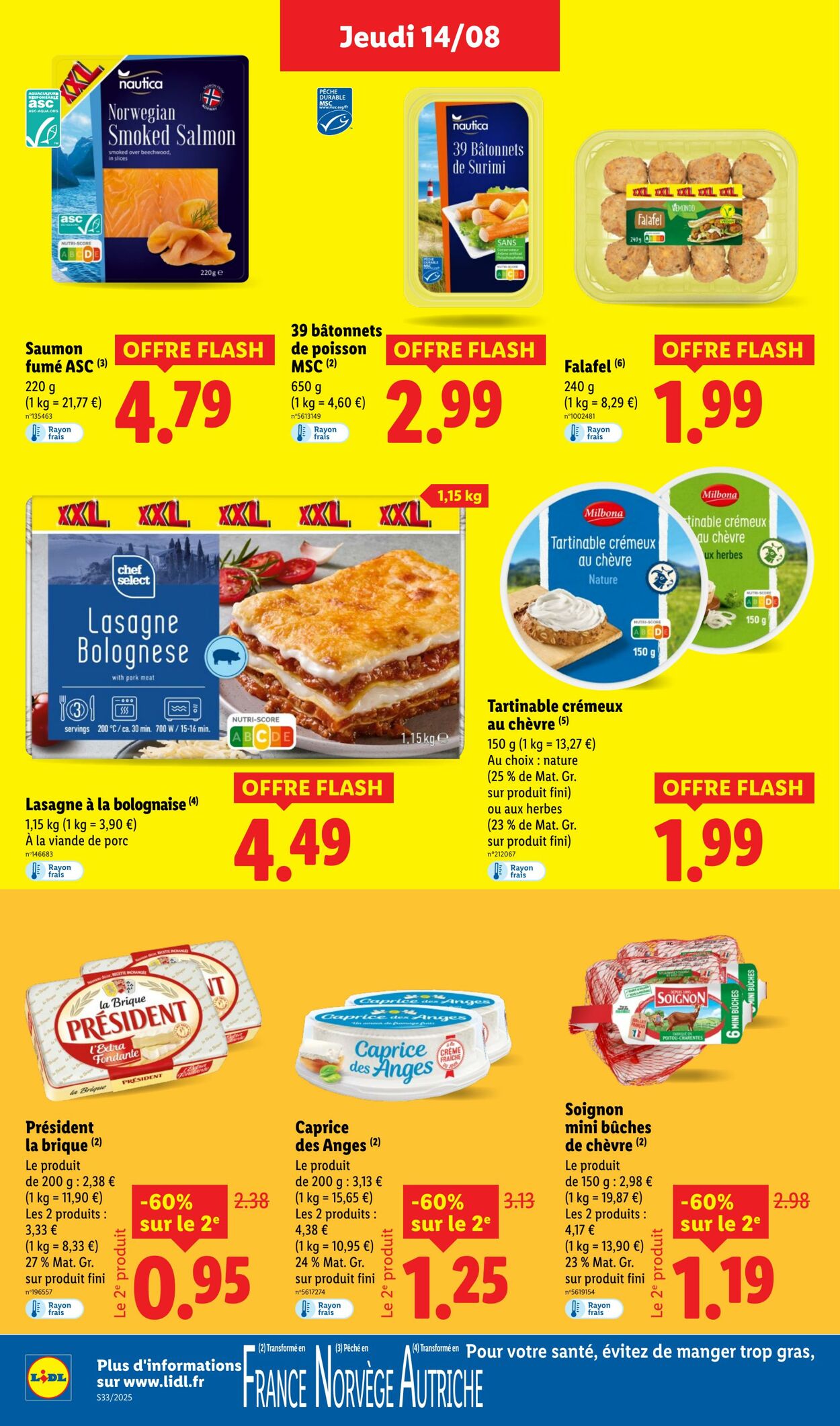 Catalogue Lidl 14.08.2025 - 20.08.2025