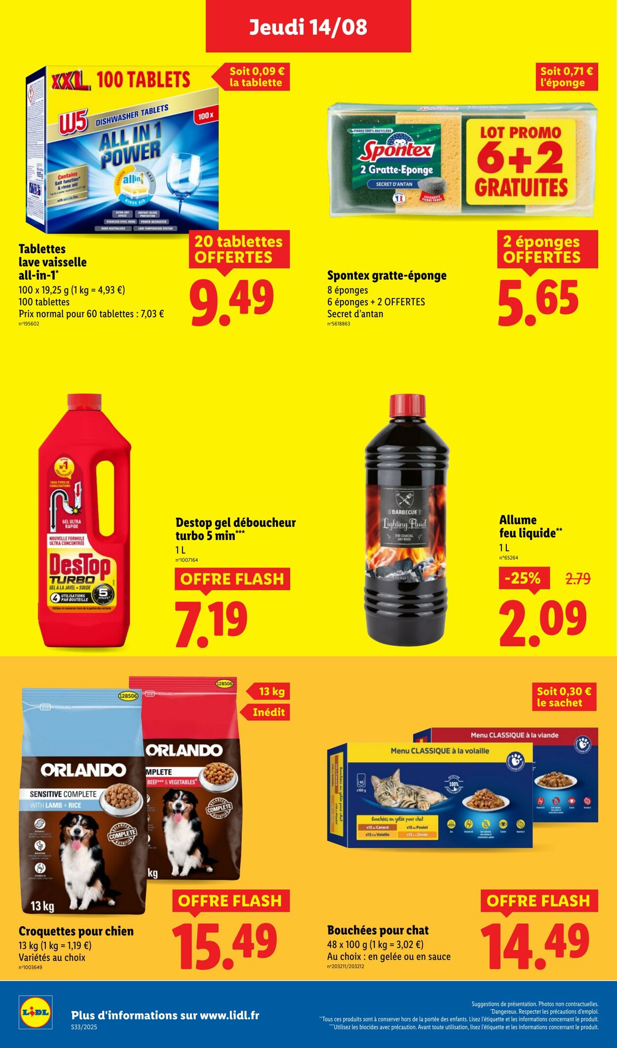 Catalogue Lidl 14.08.2025 - 20.08.2025