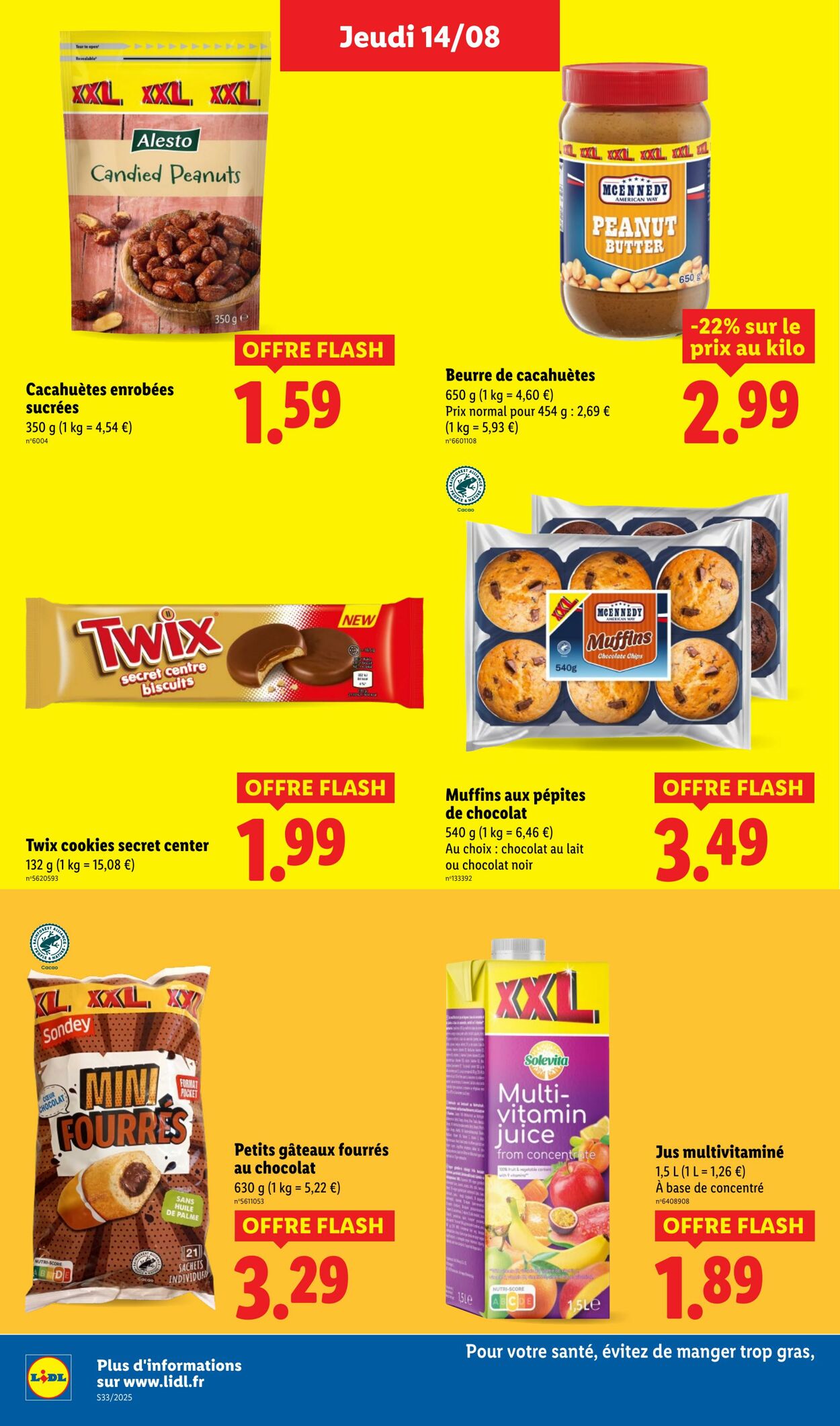 Catalogue Lidl 14.08.2025 - 20.08.2025