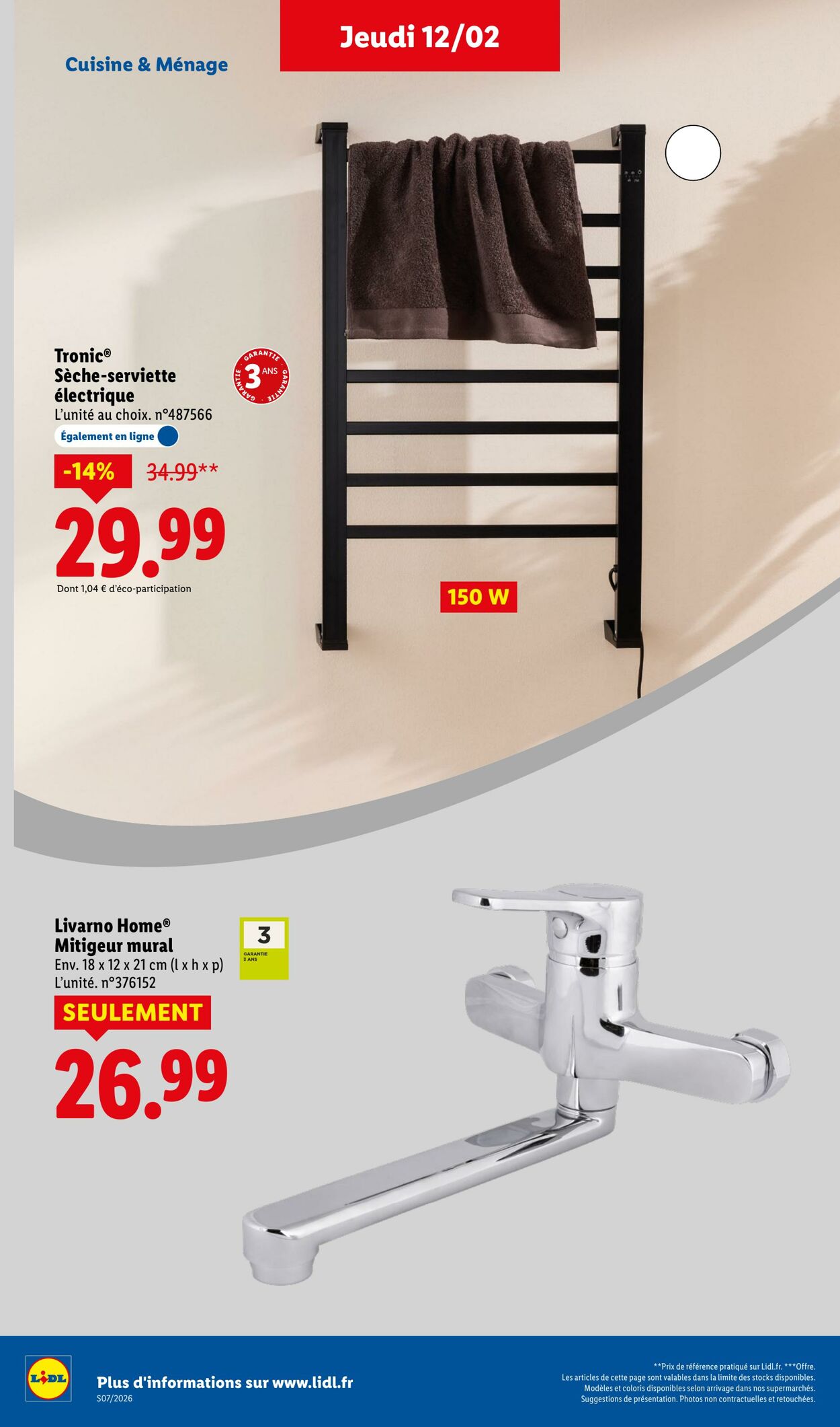 Catalogue Lidl 08.02.2026 - 18.02.2026