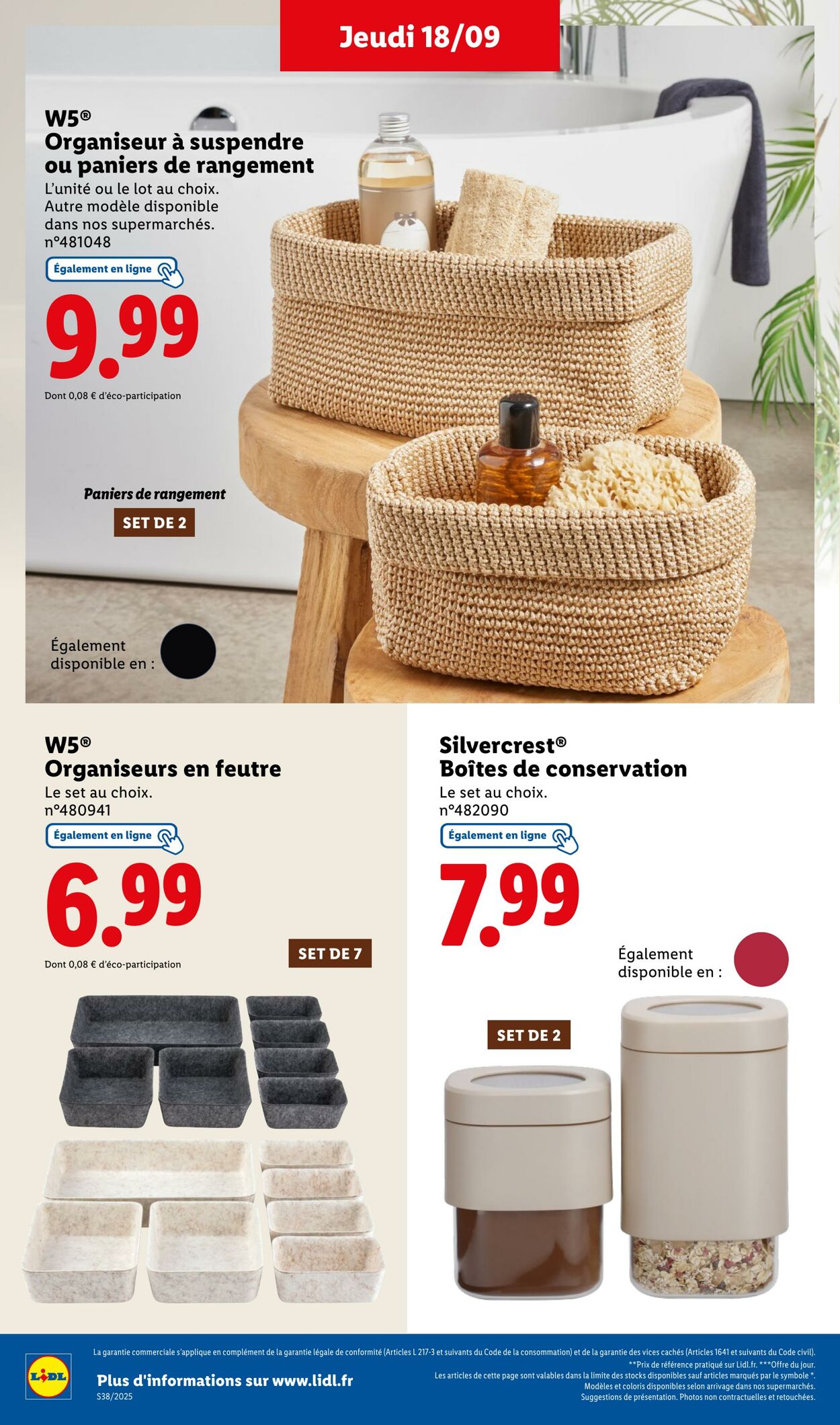 Catalogue Lidl 18.09.2025 - 24.09.2025