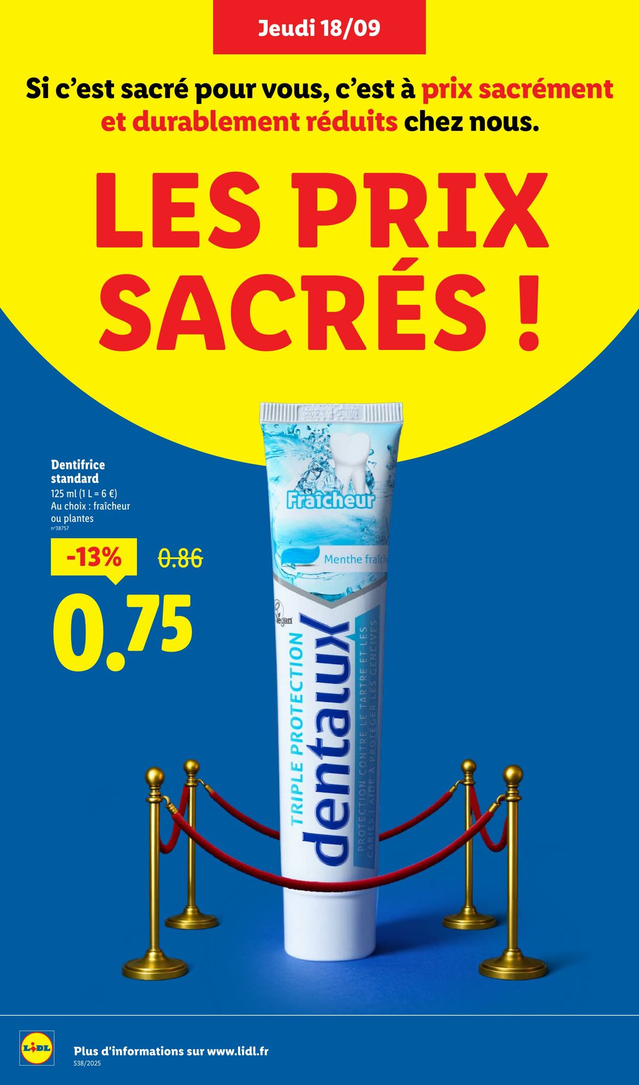 Catalogue Lidl 18.09.2025 - 24.09.2025