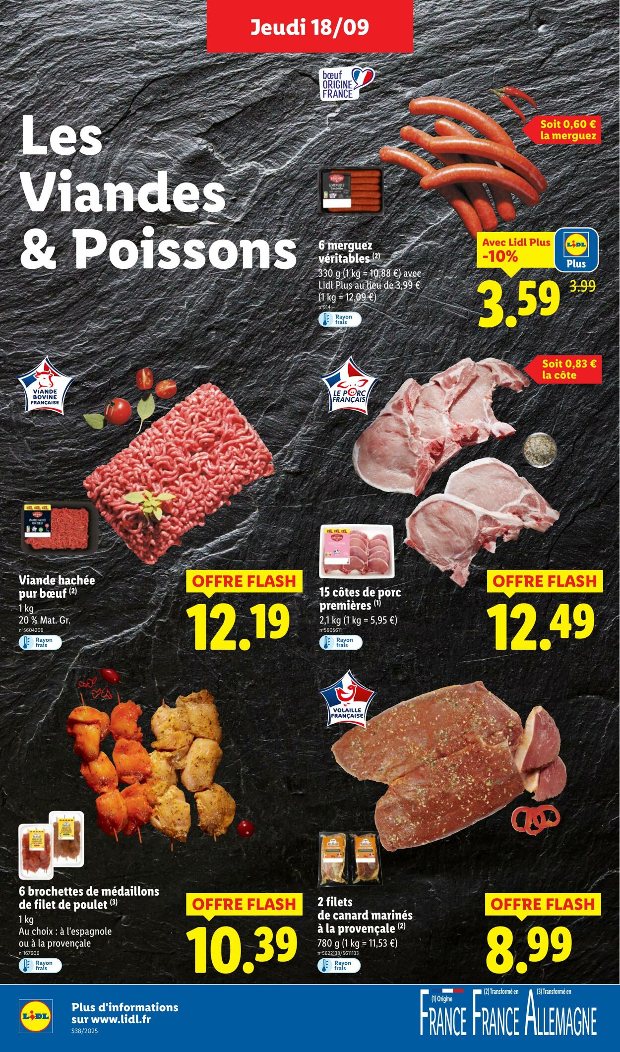 Catalogue Lidl 18.09.2025 - 24.09.2025