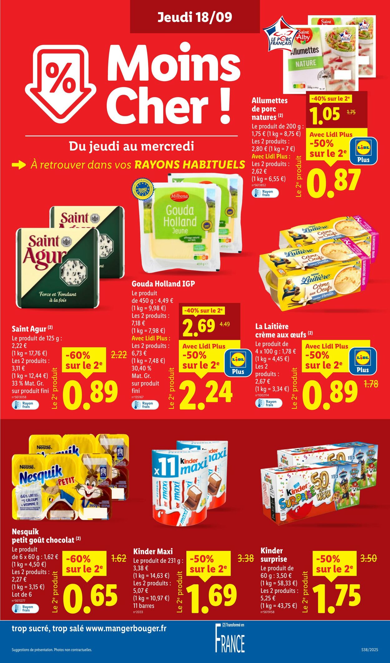 Catalogue Lidl 18.09.2025 - 24.09.2025