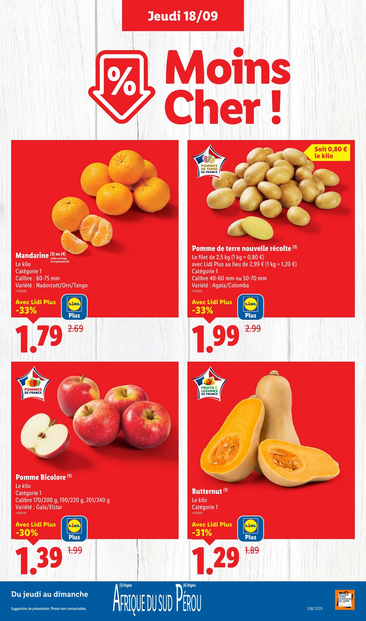 Catalogue Lidl 18.09.2025 - 24.09.2025