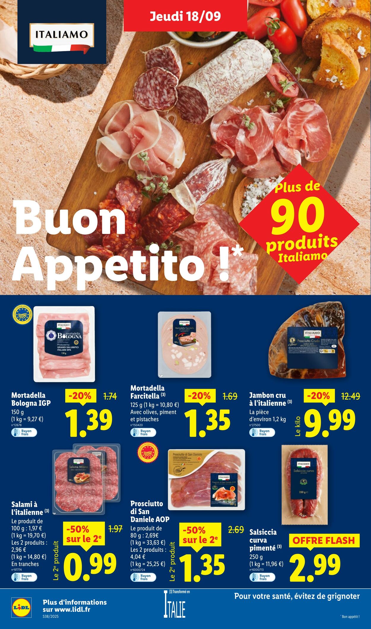 Catalogue Lidl 18.09.2025 - 24.09.2025