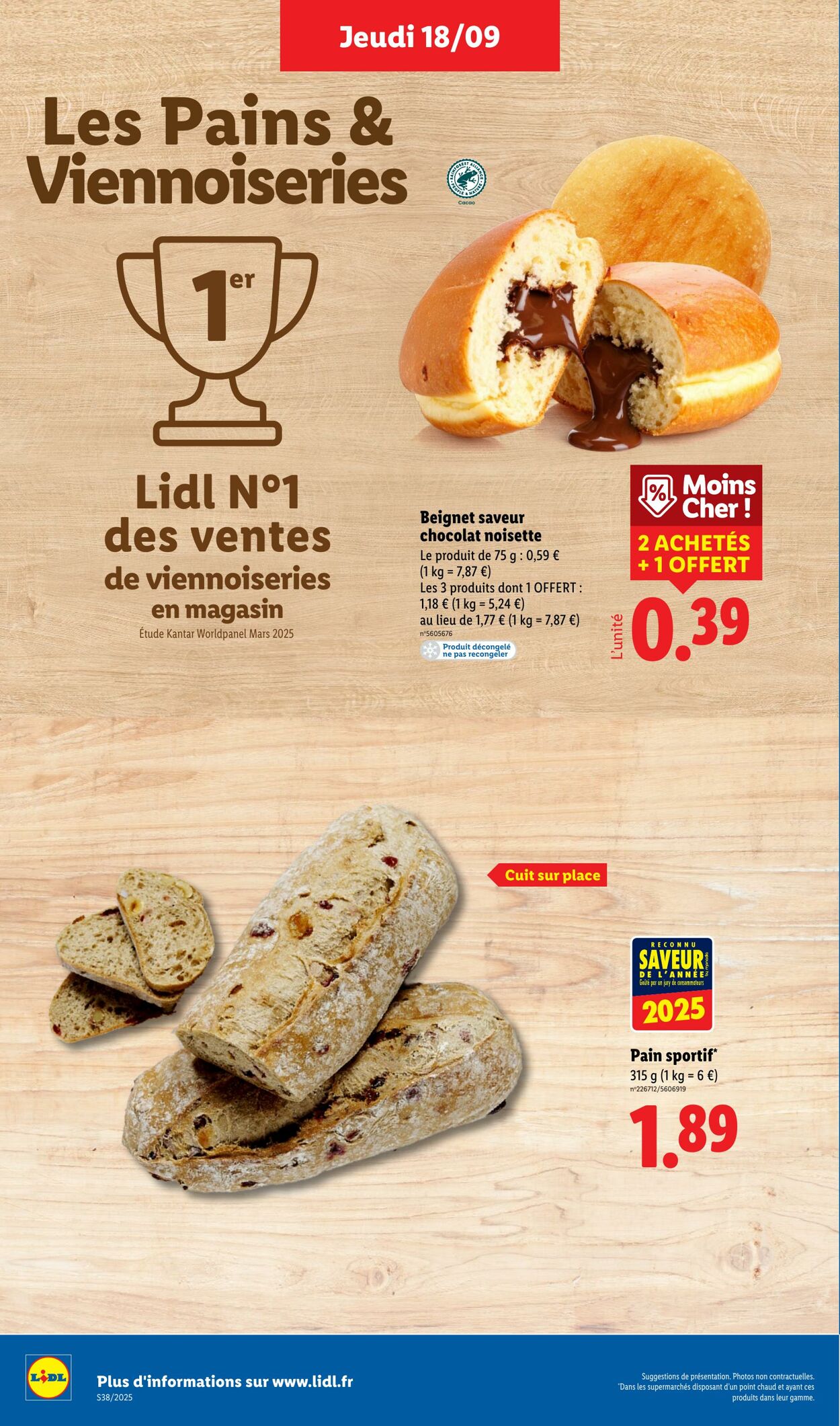 Catalogue Lidl 18.09.2025 - 24.09.2025