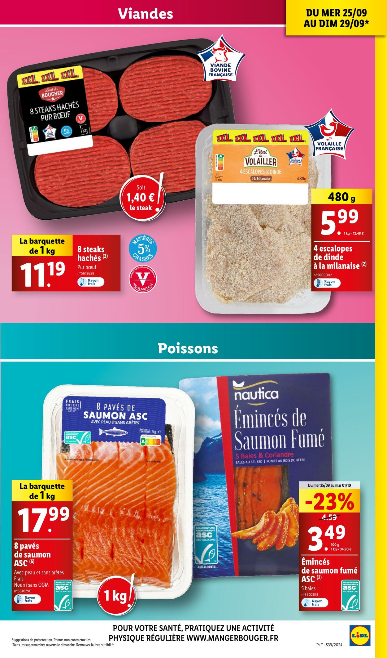 Catalogue Lidl 25.09.2024 - 01.10.2024