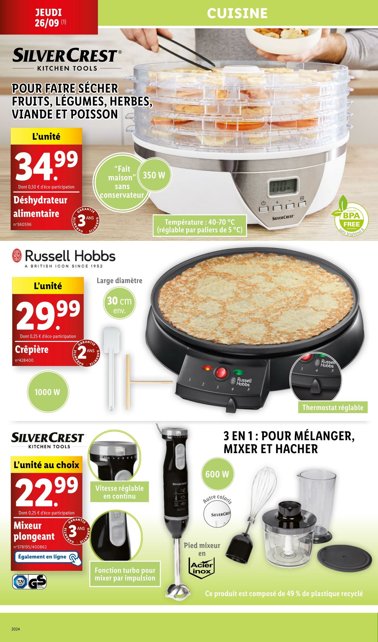 Catalogue Lidl 25.09.2024 - 01.10.2024