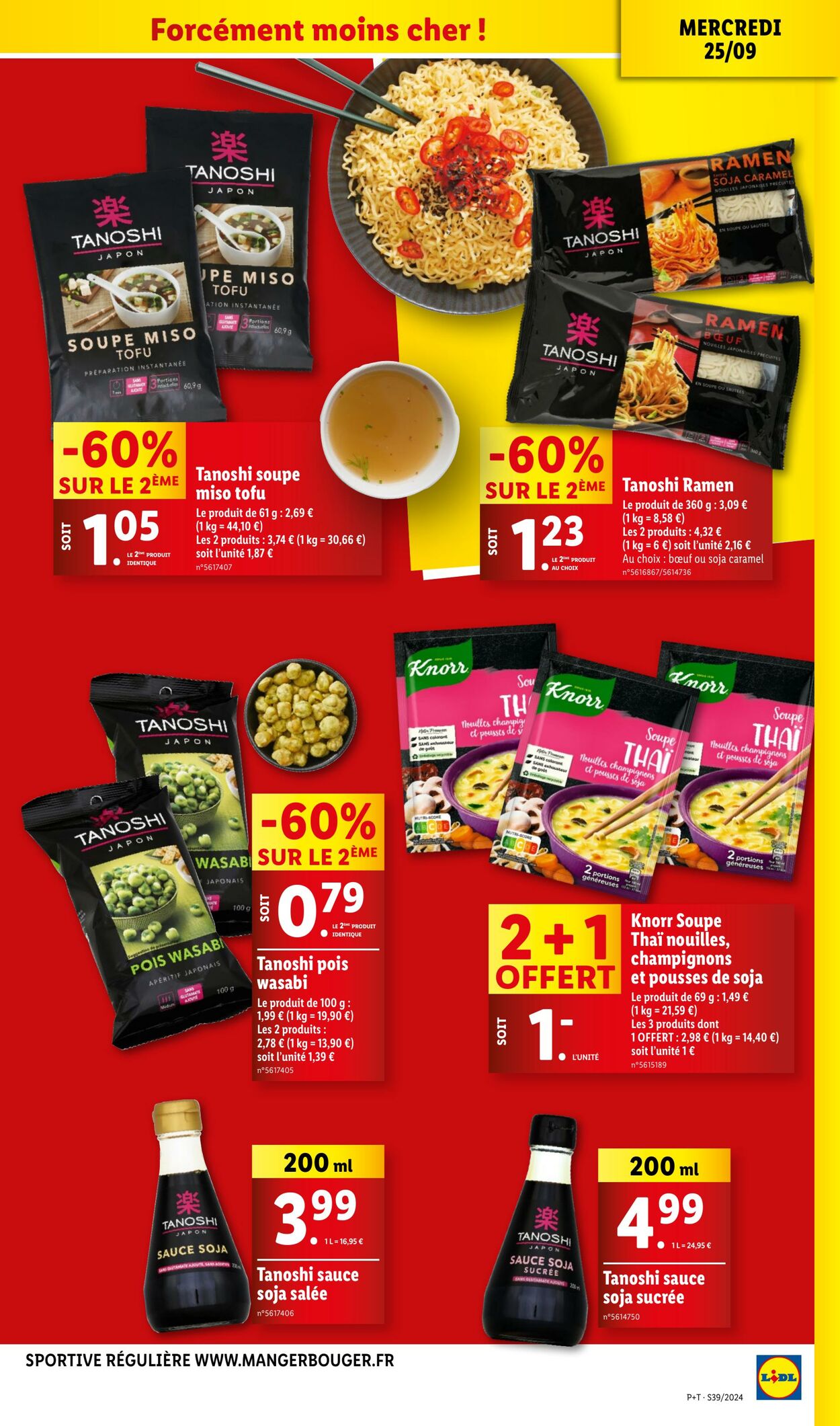 Catalogue Lidl 25.09.2024 - 01.10.2024