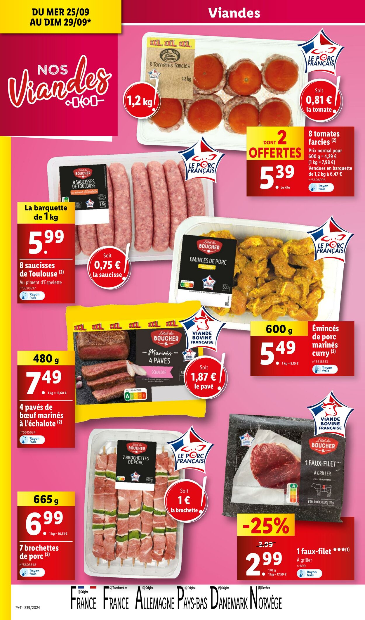 Catalogue Lidl 25.09.2024 - 01.10.2024