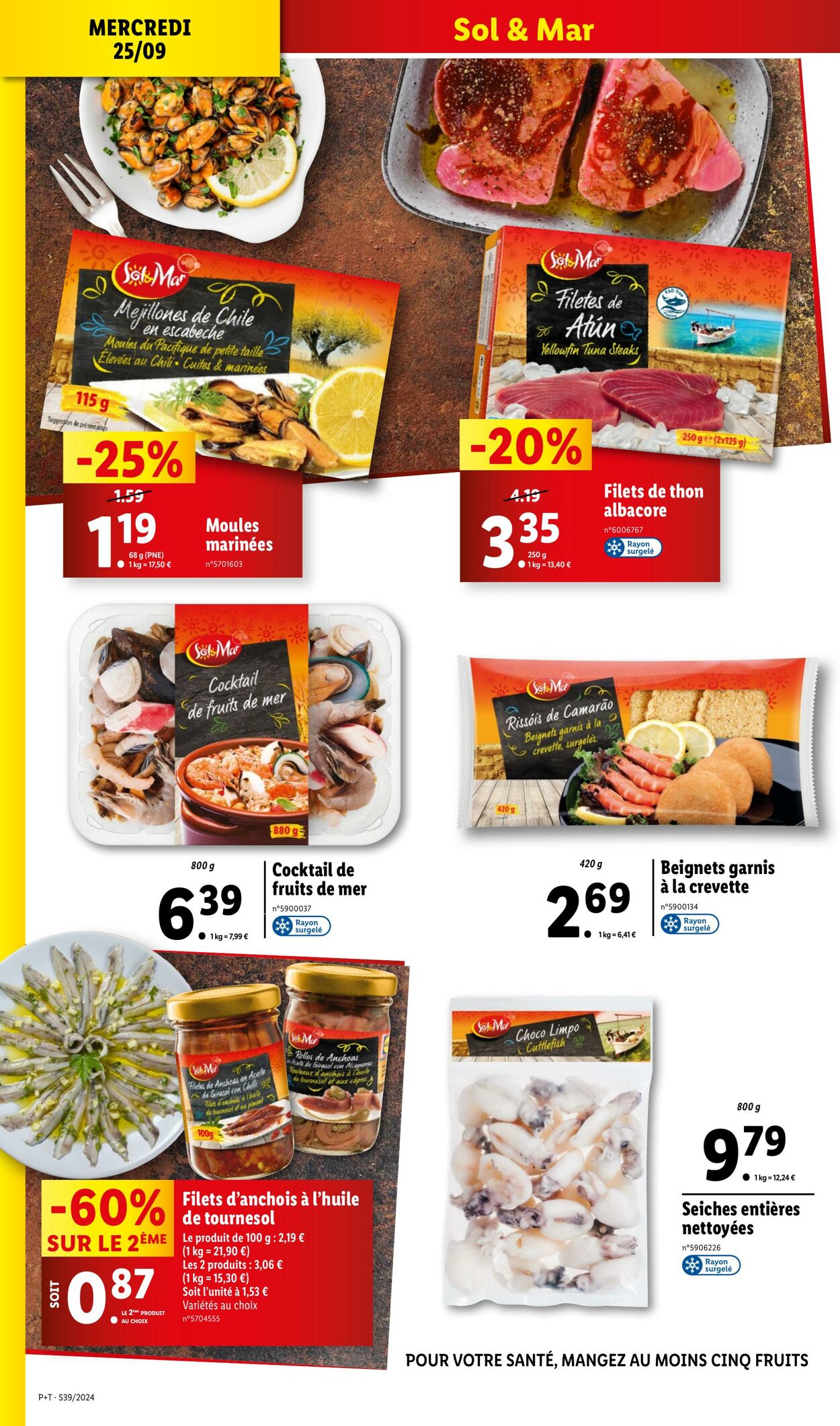 Catalogue Lidl 25.09.2024 - 01.10.2024