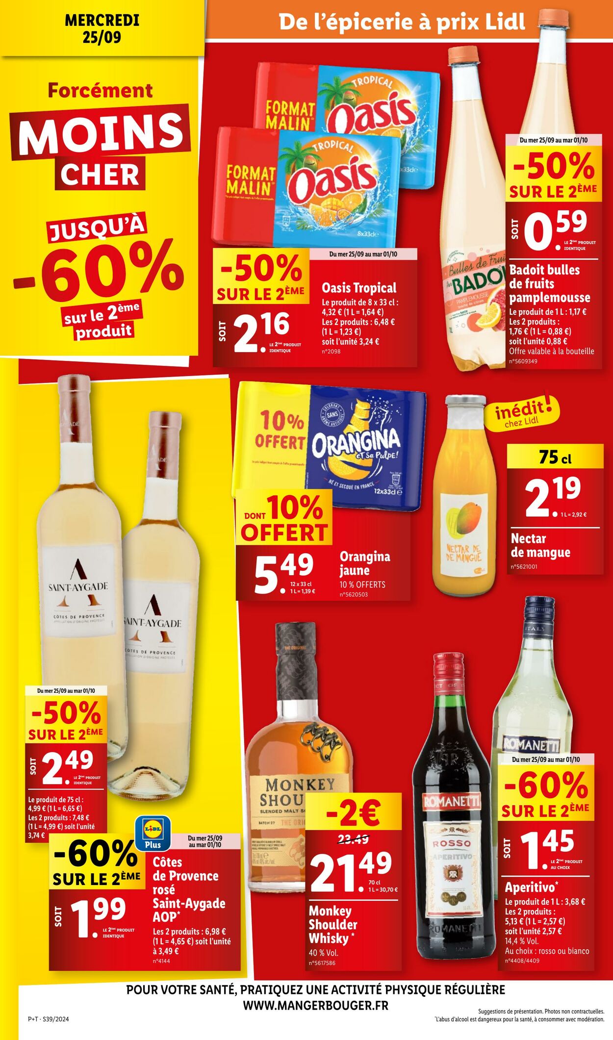 Catalogue Lidl 25.09.2024 - 01.10.2024