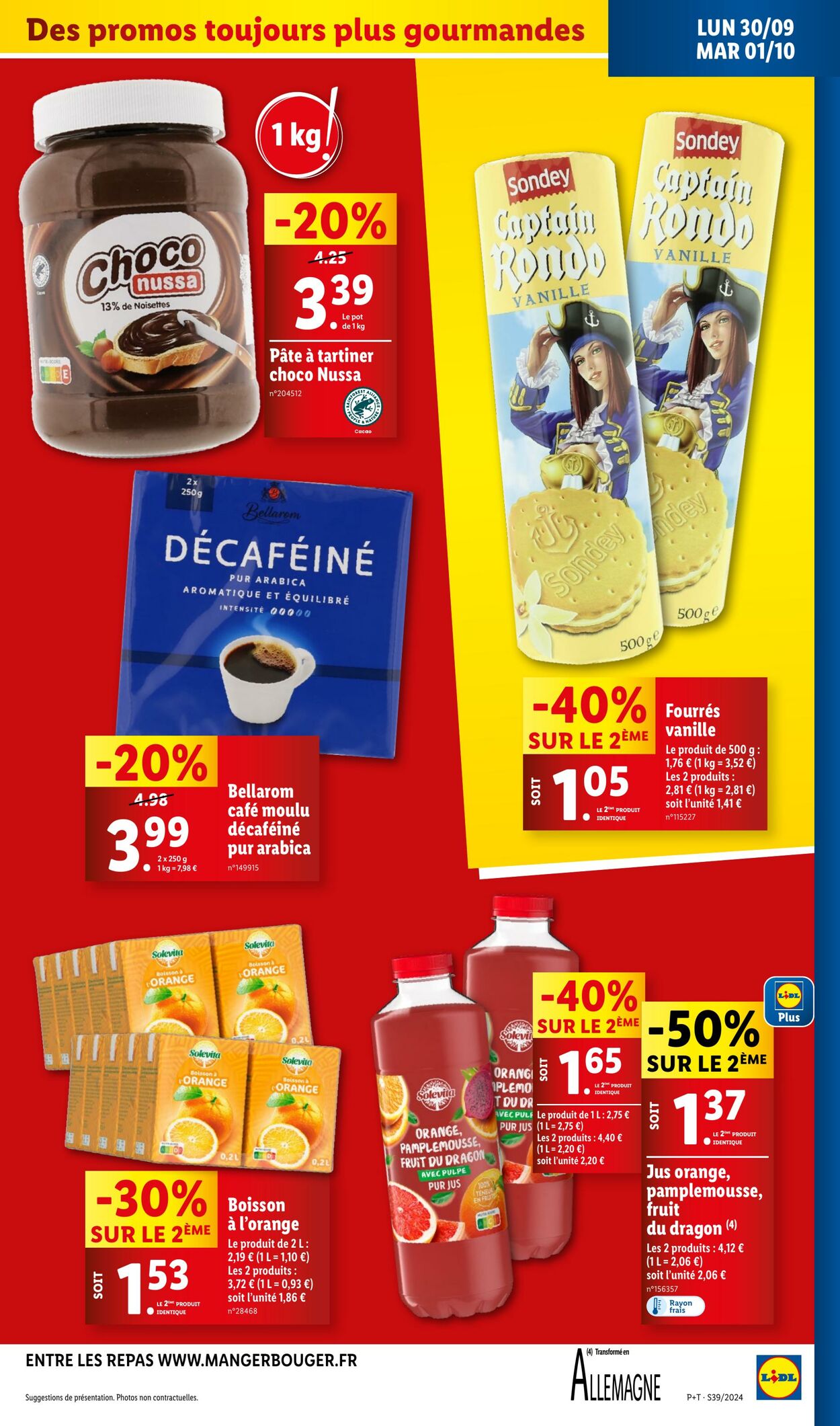 Catalogue Lidl 25.09.2024 - 01.10.2024