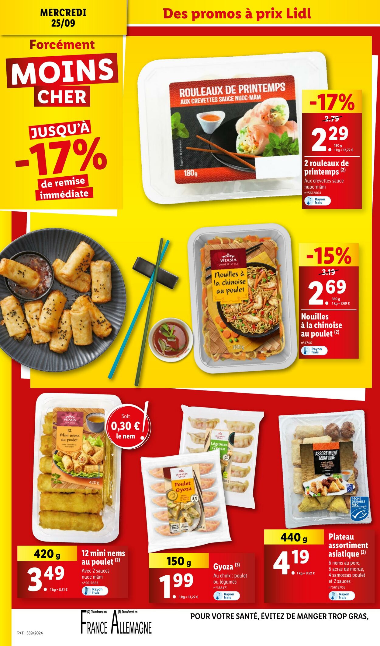 Catalogue Lidl 25.09.2024 - 01.10.2024