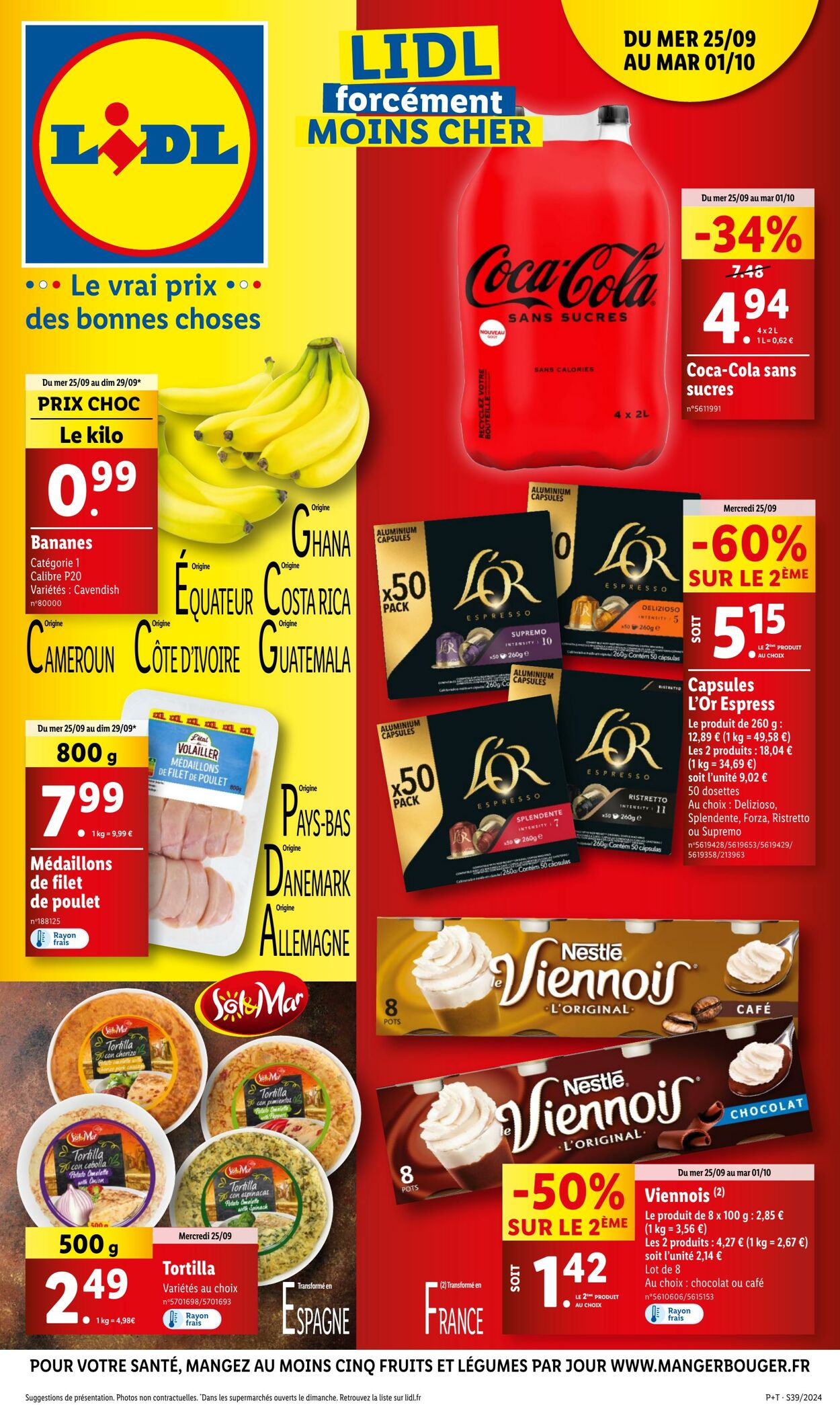 Catalogue Lidl - Les promos de la semaine 25 sept. 2024 - 1 oct. 2024