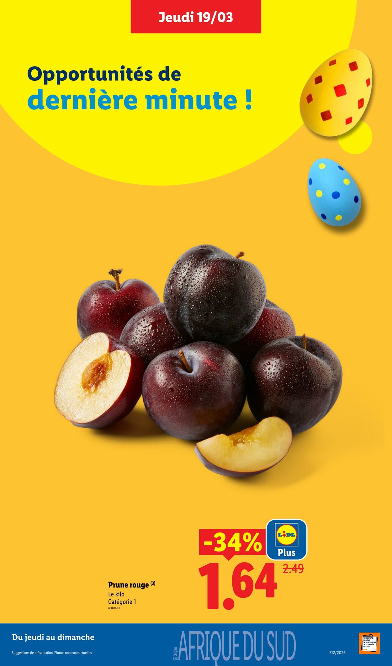 Catalogue Lidl 15.03.2026 - 25.03.2026