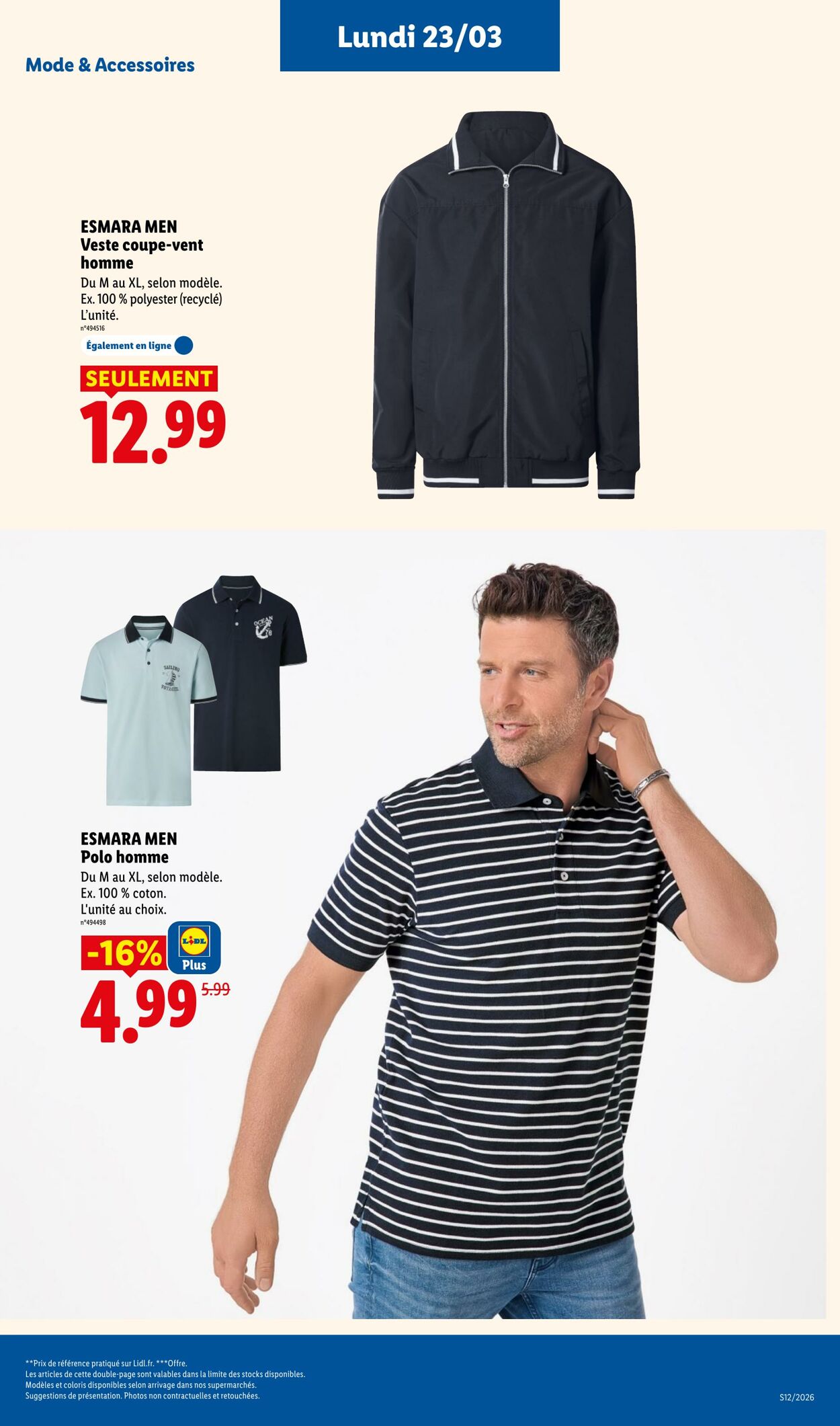 Catalogue Lidl 15.03.2026 - 25.03.2026