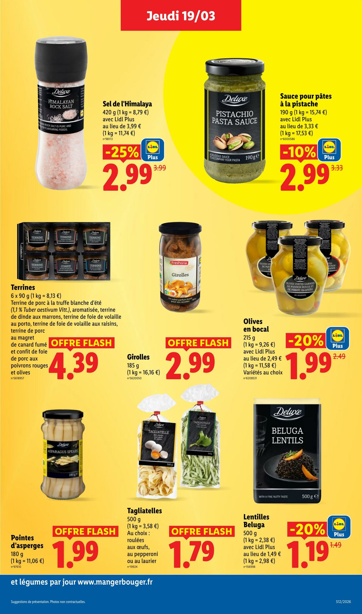 Catalogue Lidl 15.03.2026 - 25.03.2026