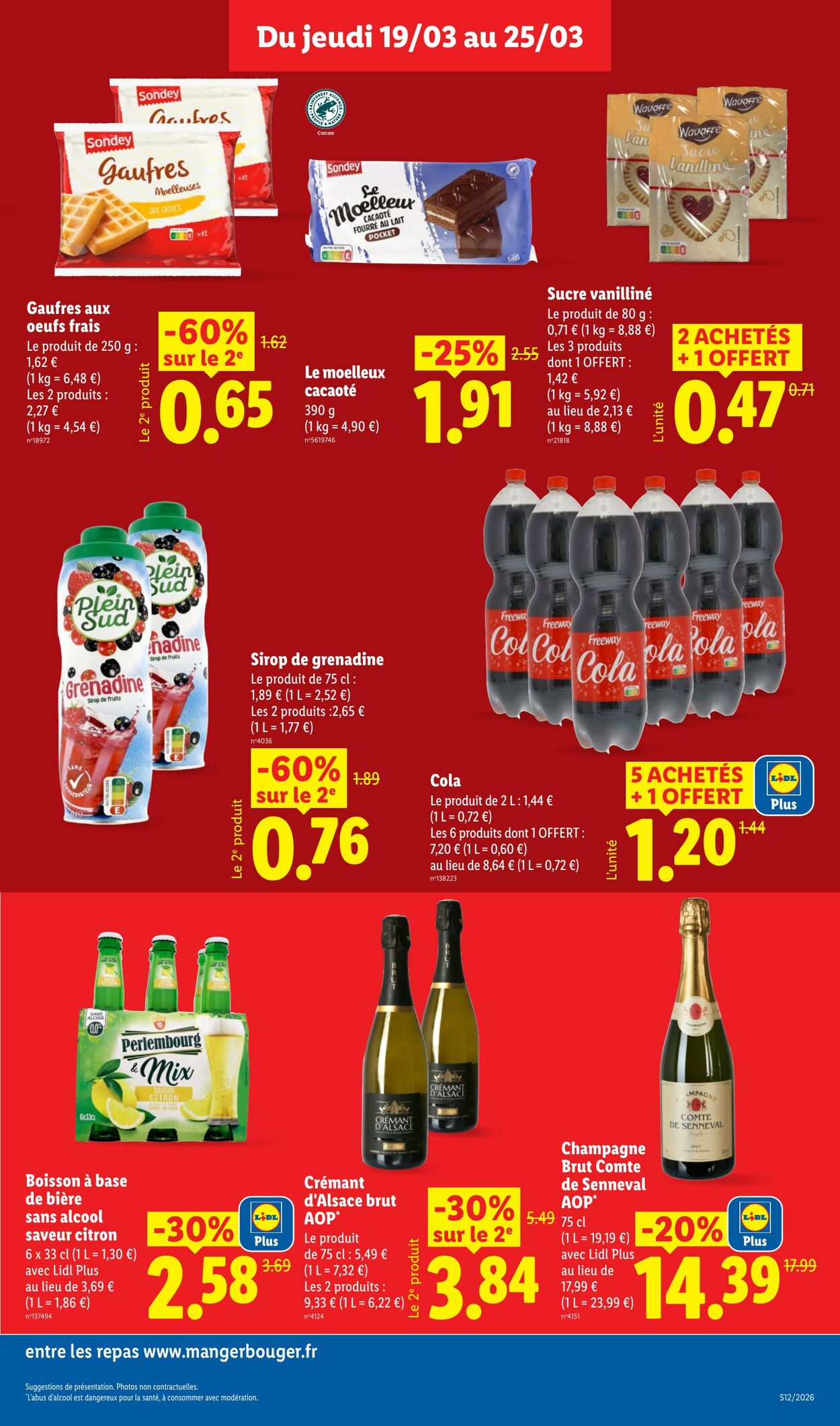 Catalogue Lidl 15.03.2026 - 25.03.2026