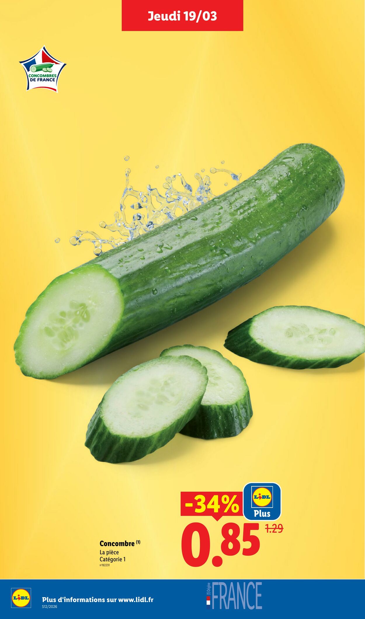 Catalogue Lidl 15.03.2026 - 25.03.2026