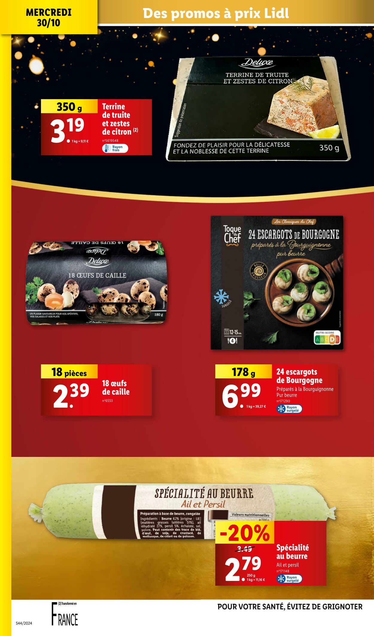 Catalogue Lidl 30.10.2024 - 05.11.2024