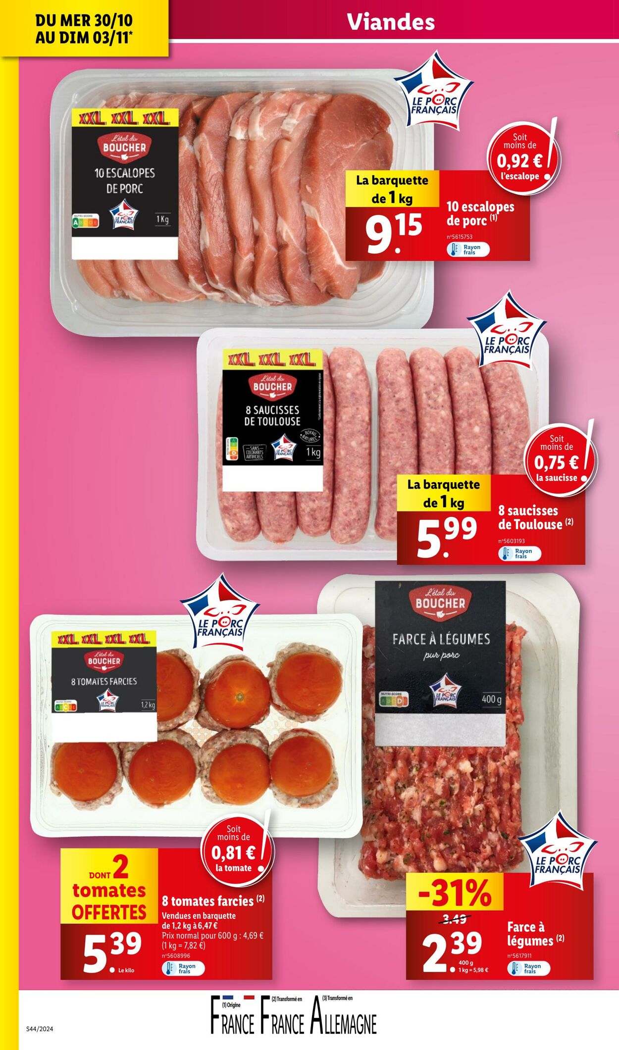 Catalogue Lidl 30.10.2024 - 05.11.2024