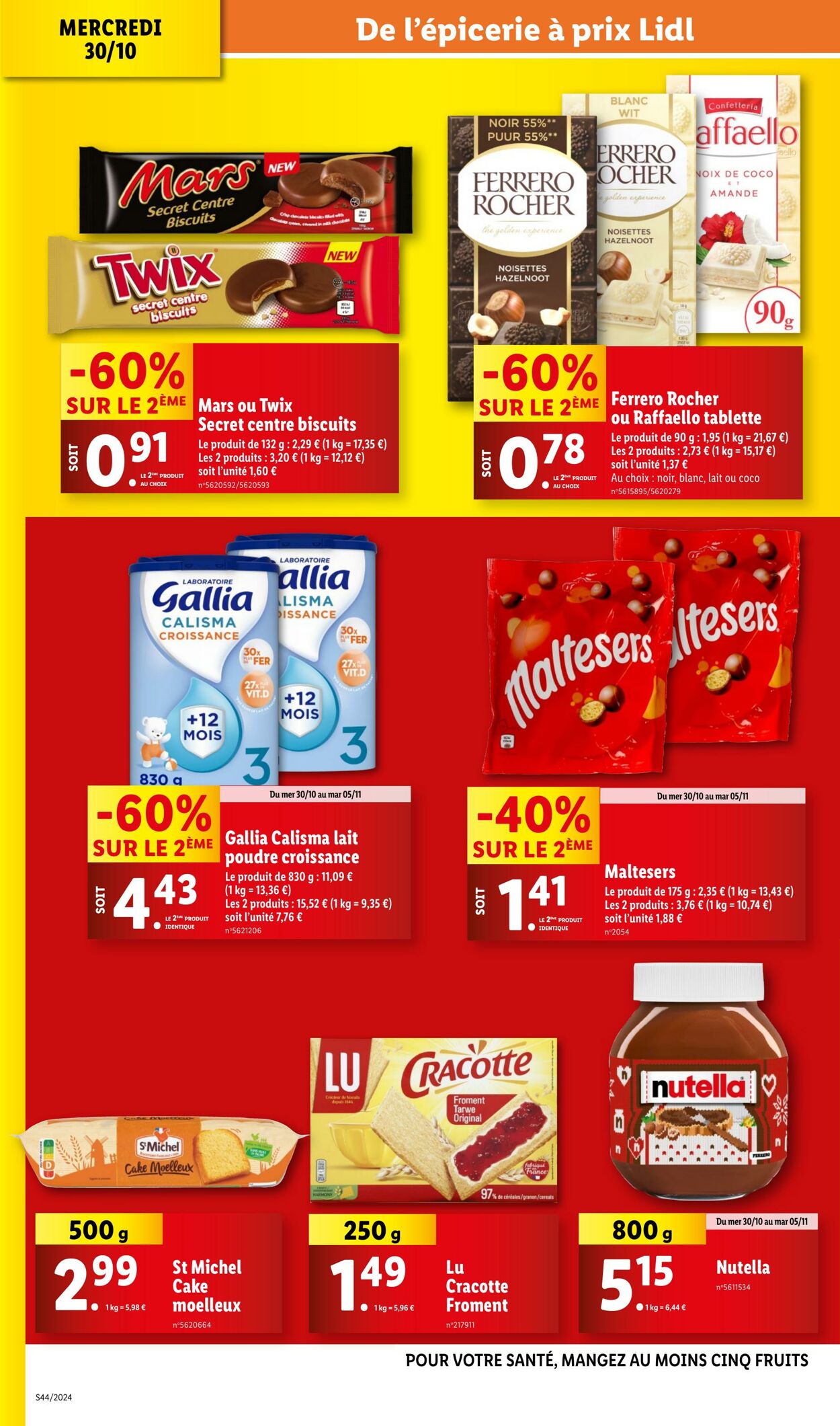 Catalogue Lidl 30.10.2024 - 05.11.2024