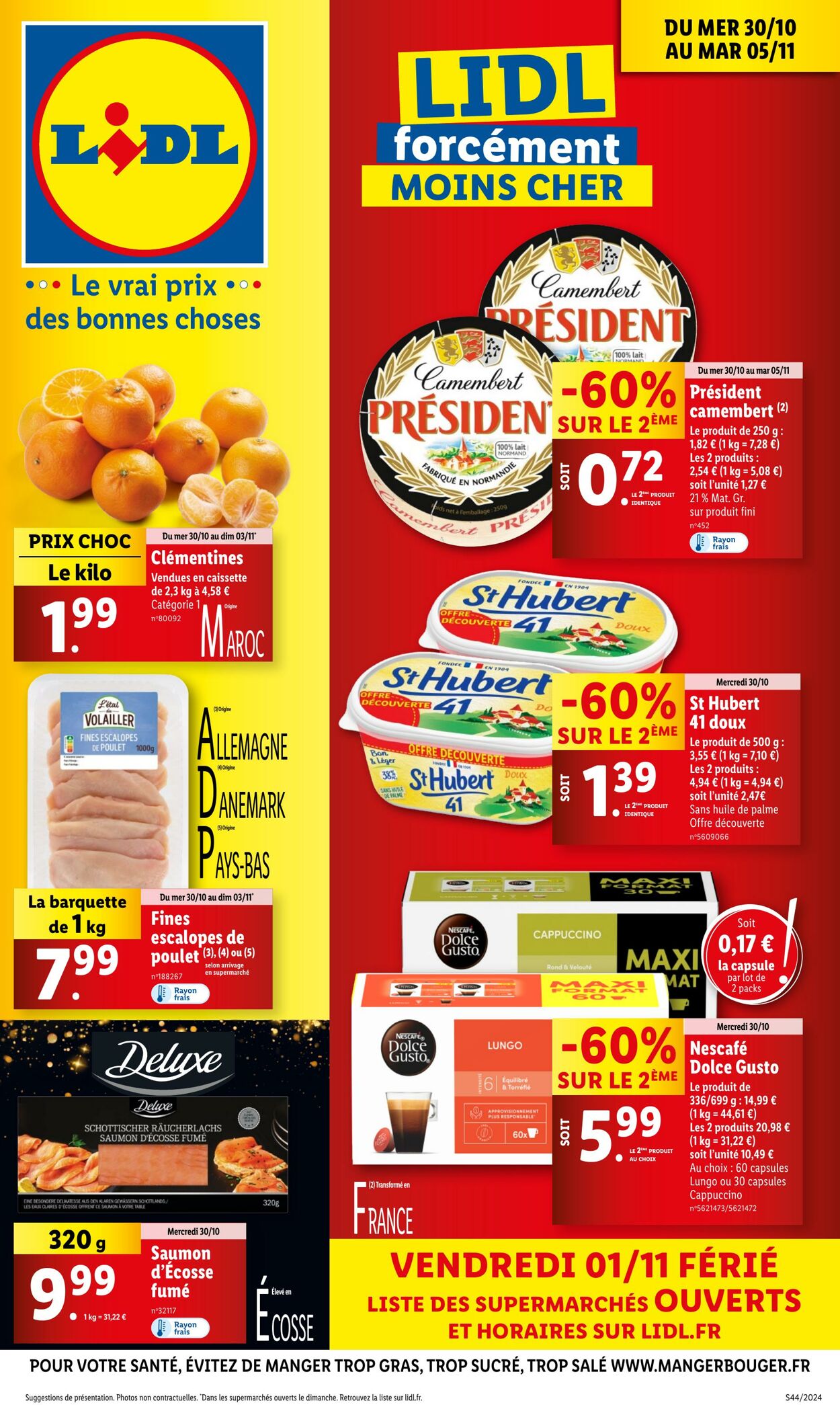 Catalogue Lidl - Les promos de la semaine 30 oct. 2024 - 5 nov. 2024