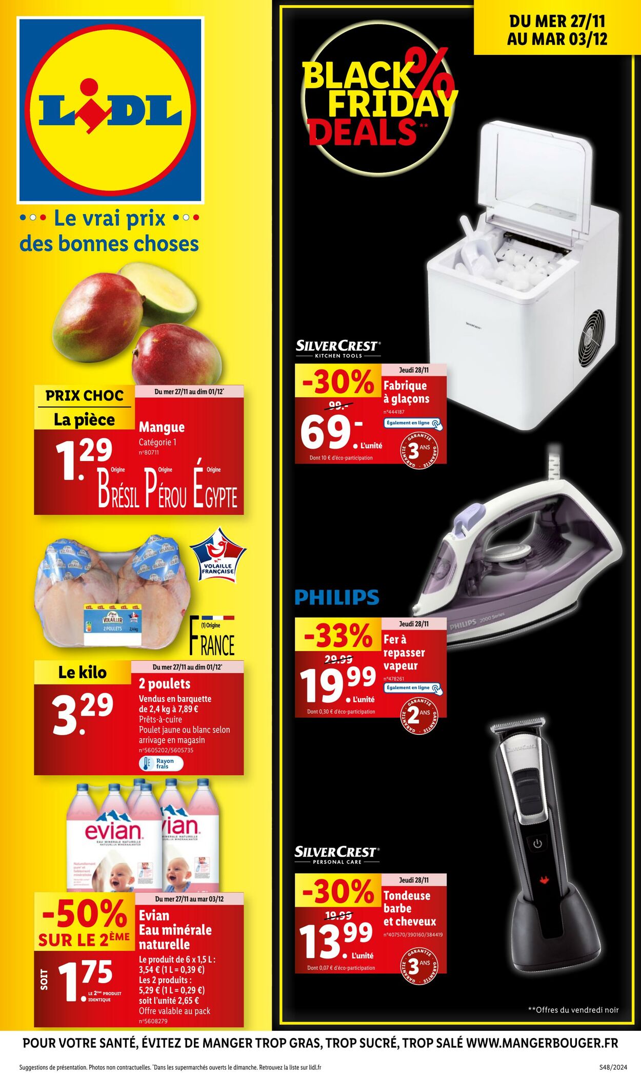 Catalogue Lidl - Les promos de la semaine 27 nov. 2024 - 3 déc. 2024