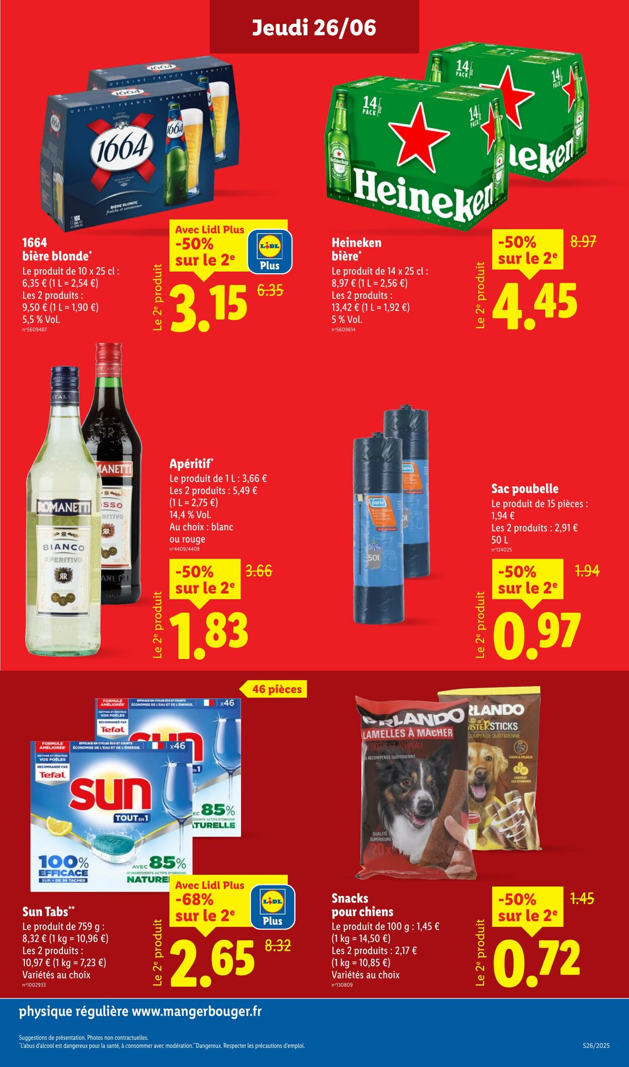 Catalogue Lidl 26.06.2025 - 02.07.2025