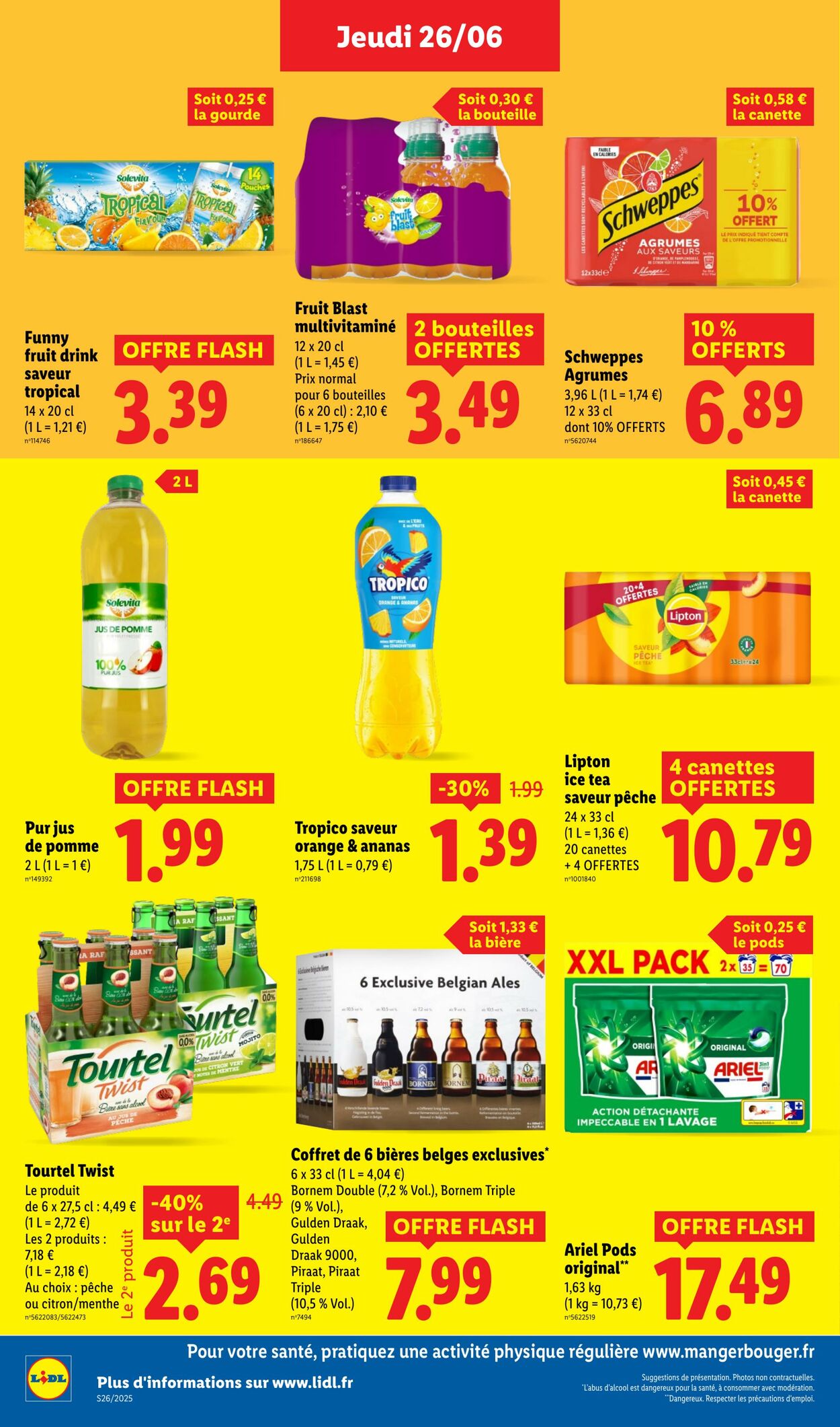Catalogue Lidl 26.06.2025 - 02.07.2025