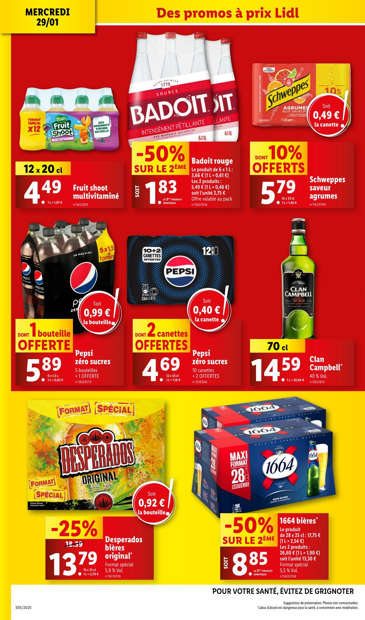 Catalogue Lidl 29.01.2025 - 05.02.2025