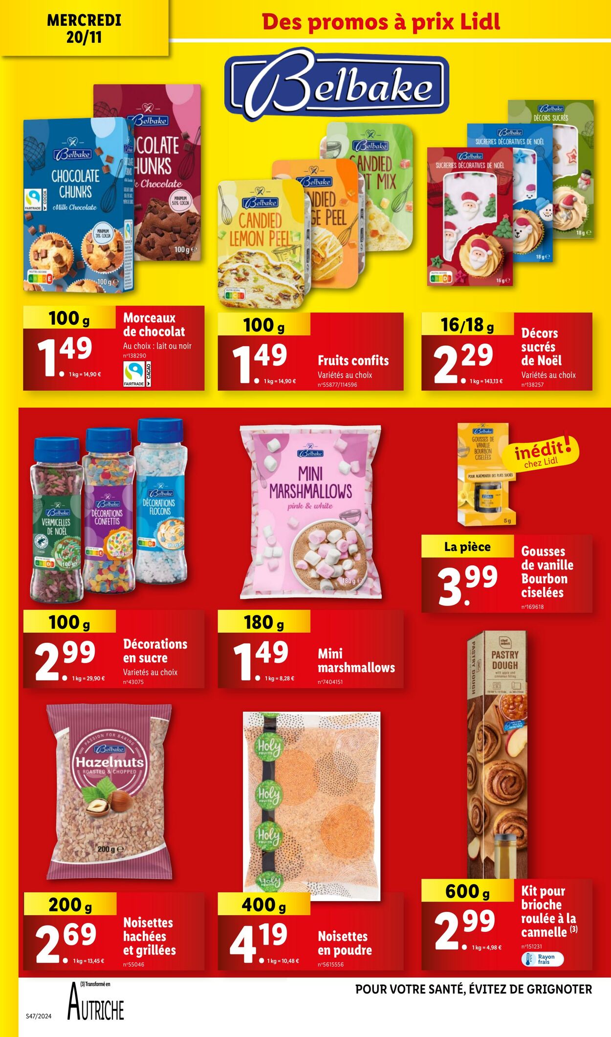 Catalogue Lidl 20.11.2024 - 26.11.2024