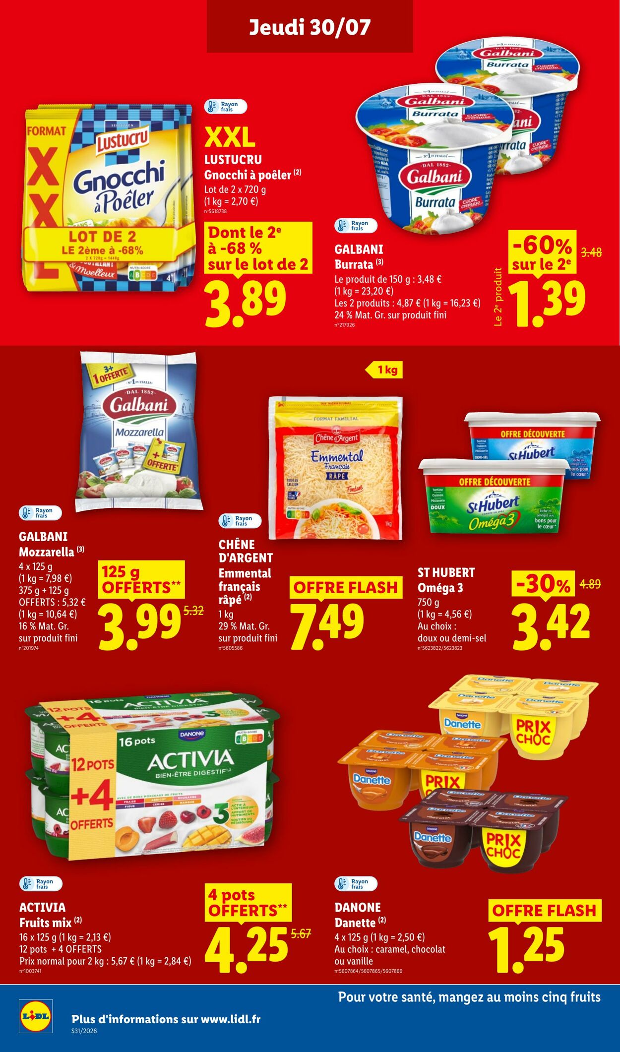 Catalogue Lidl 26.07.2026 - 05.08.2026