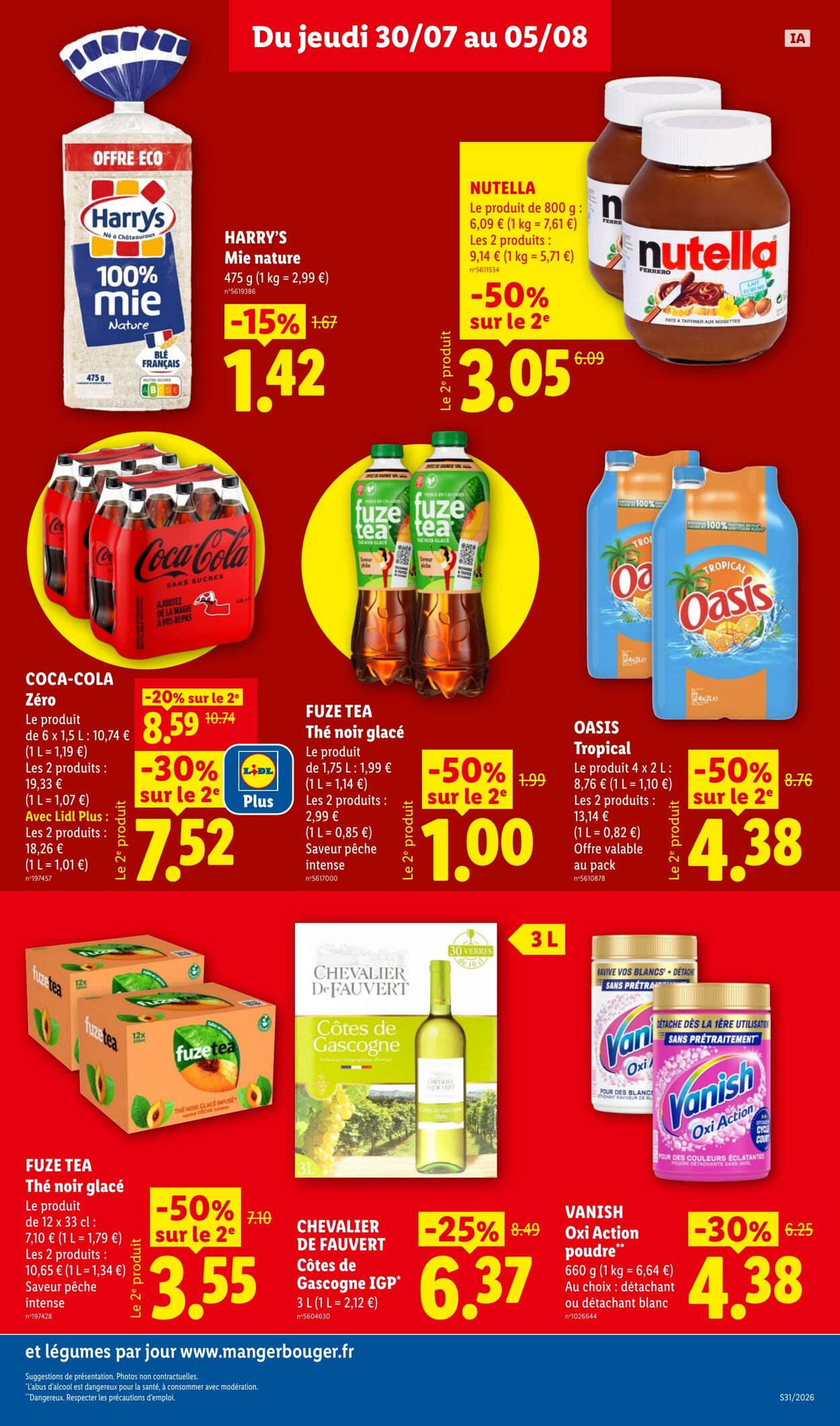 Catalogue Lidl 26.07.2026 - 05.08.2026