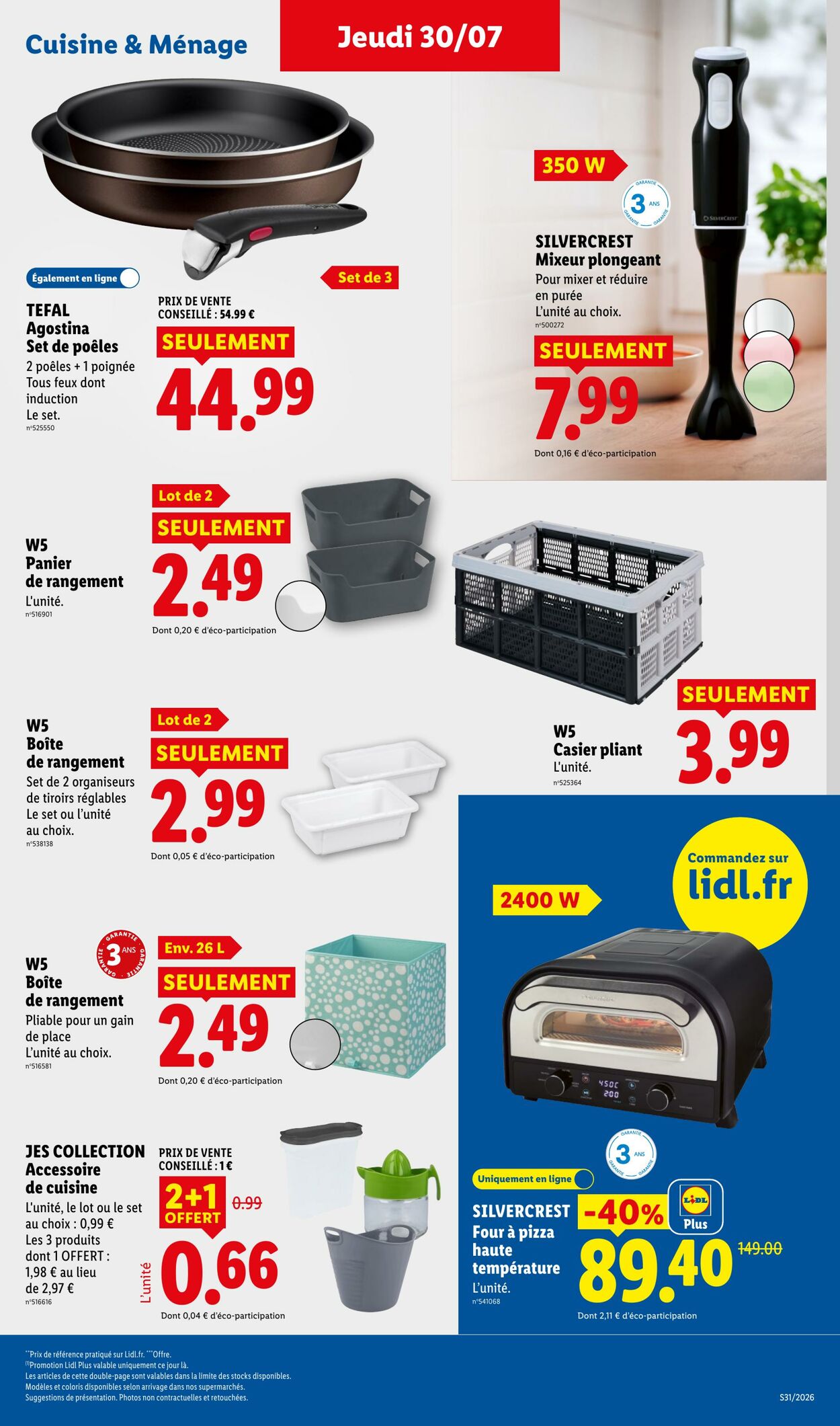 Catalogue Lidl 26.07.2026 - 05.08.2026