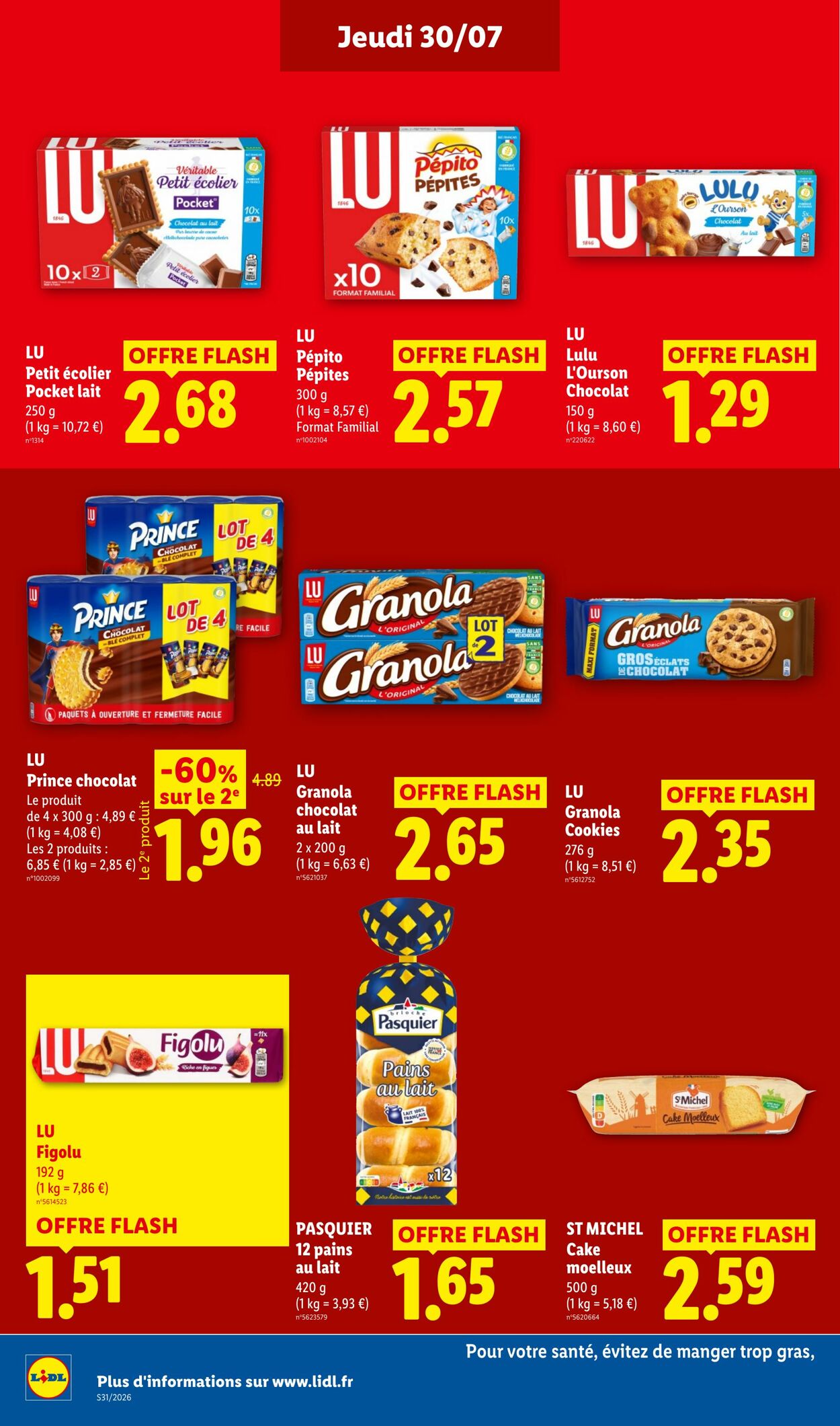 Catalogue Lidl 26.07.2026 - 05.08.2026
