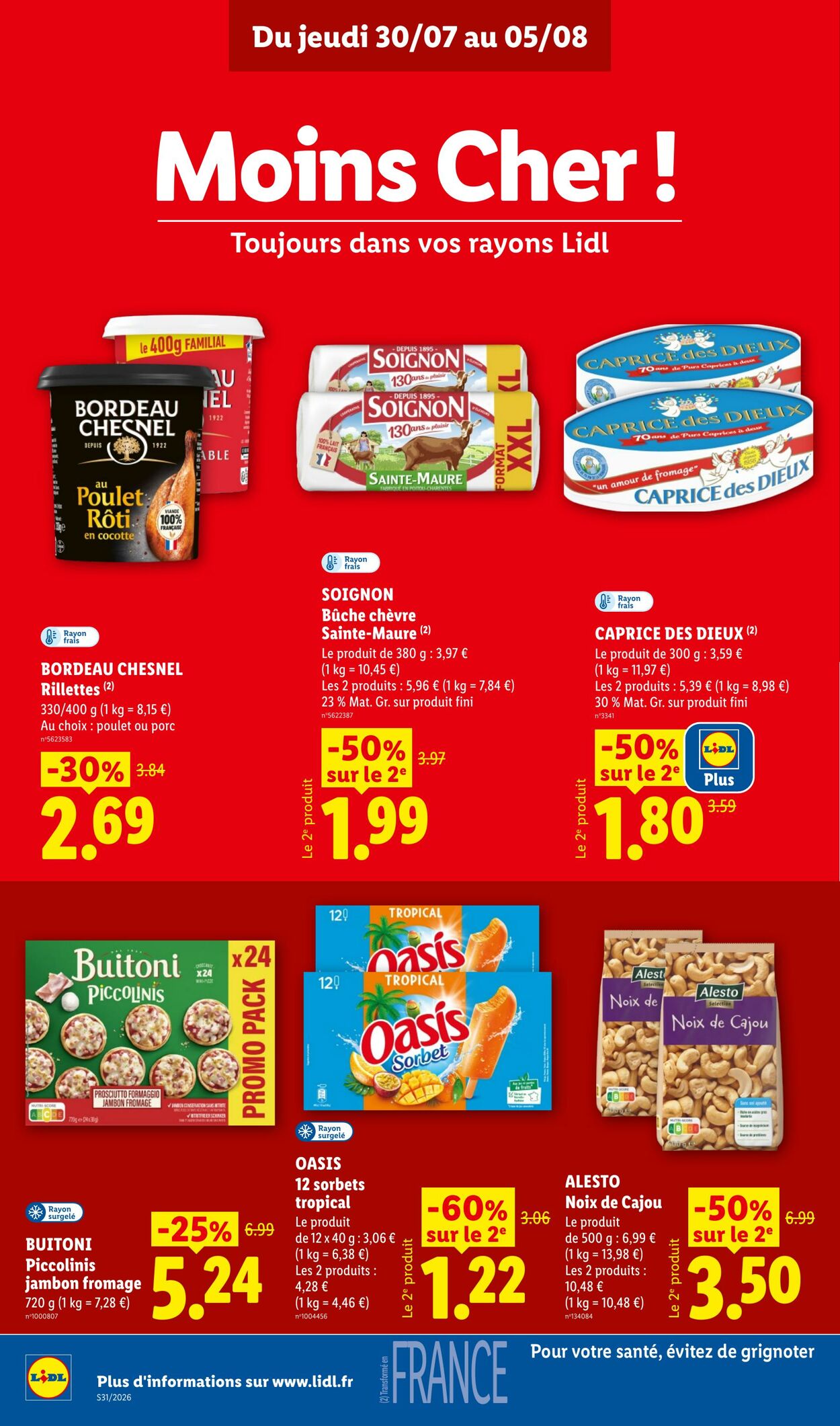 Catalogue Lidl 26.07.2026 - 05.08.2026