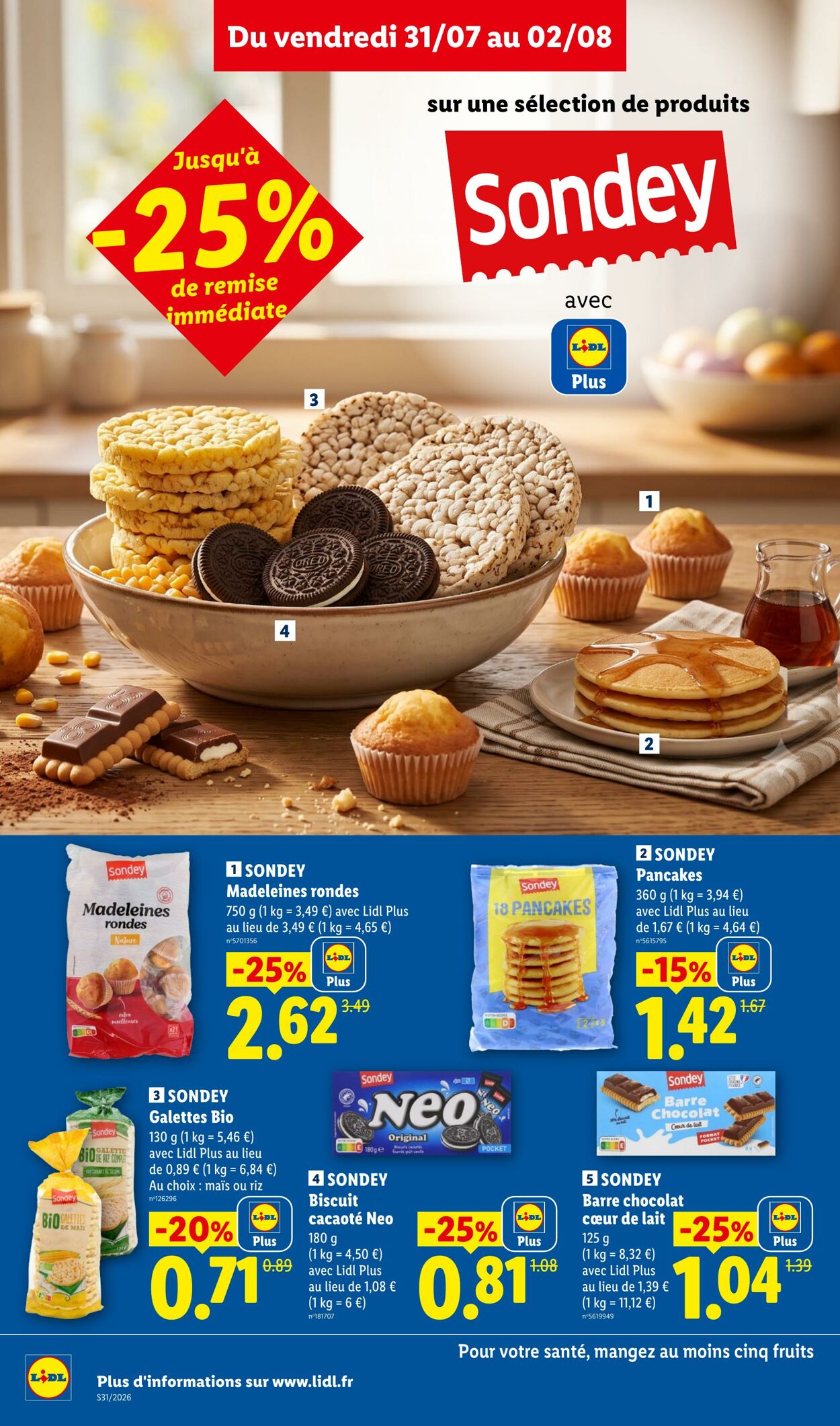 Catalogue Lidl 26.07.2026 - 05.08.2026