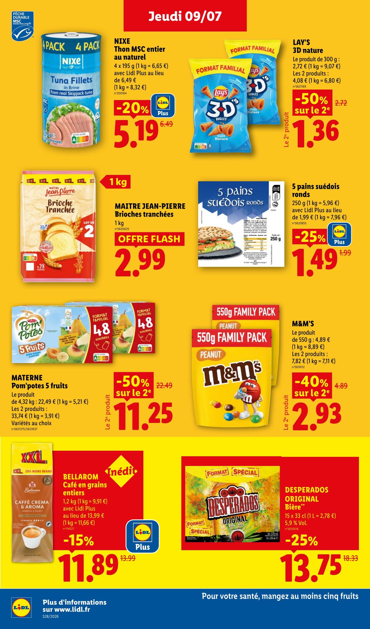 Catalogue Lidl 05.07.2026 - 15.07.2026