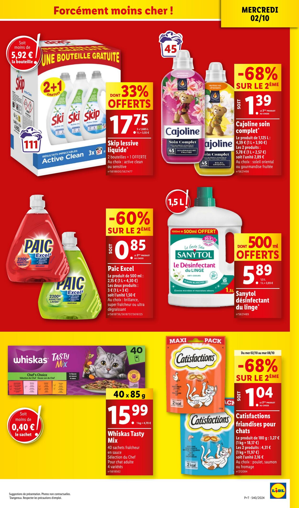 Catalogue Lidl 02.10.2024 - 08.10.2024